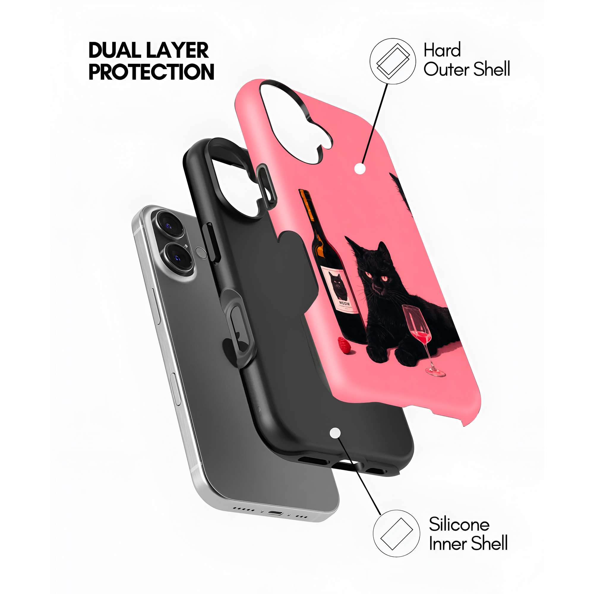 Moody Meow Dual Guard Case