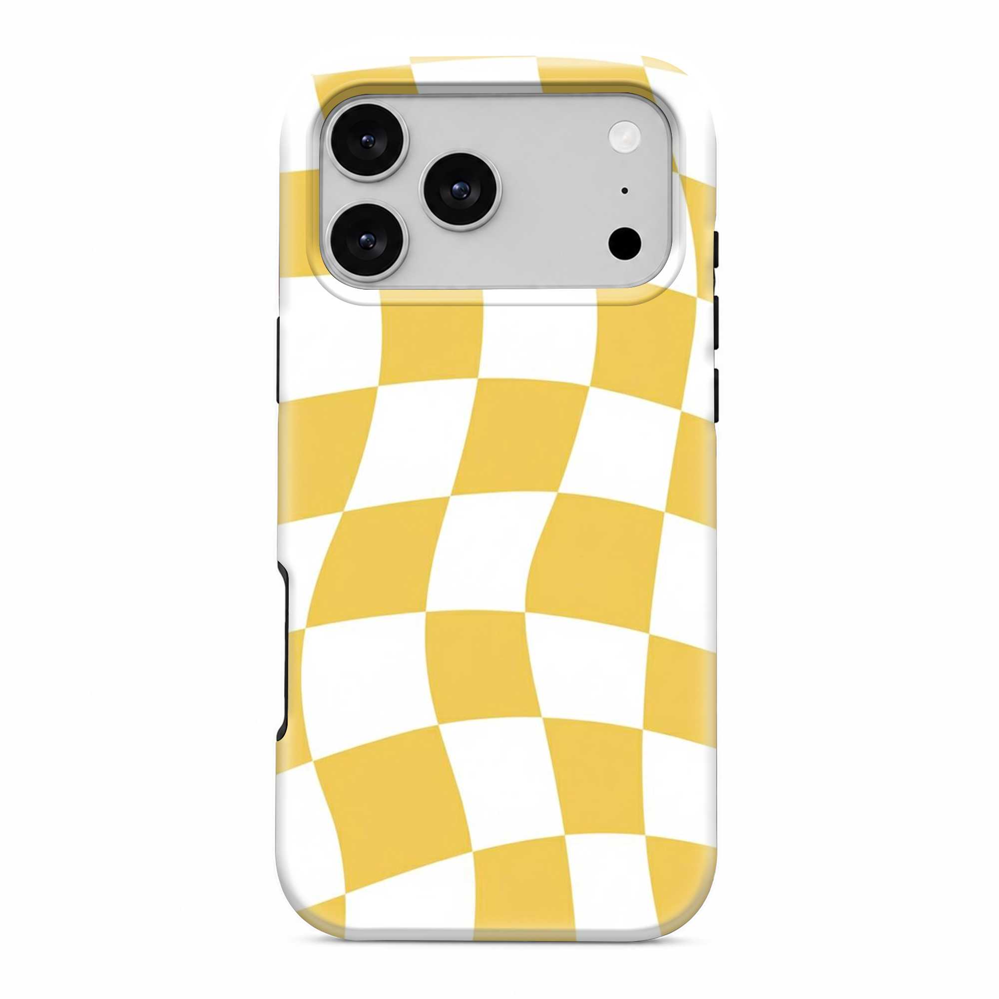 Yellow Checkered Dual Guard Case