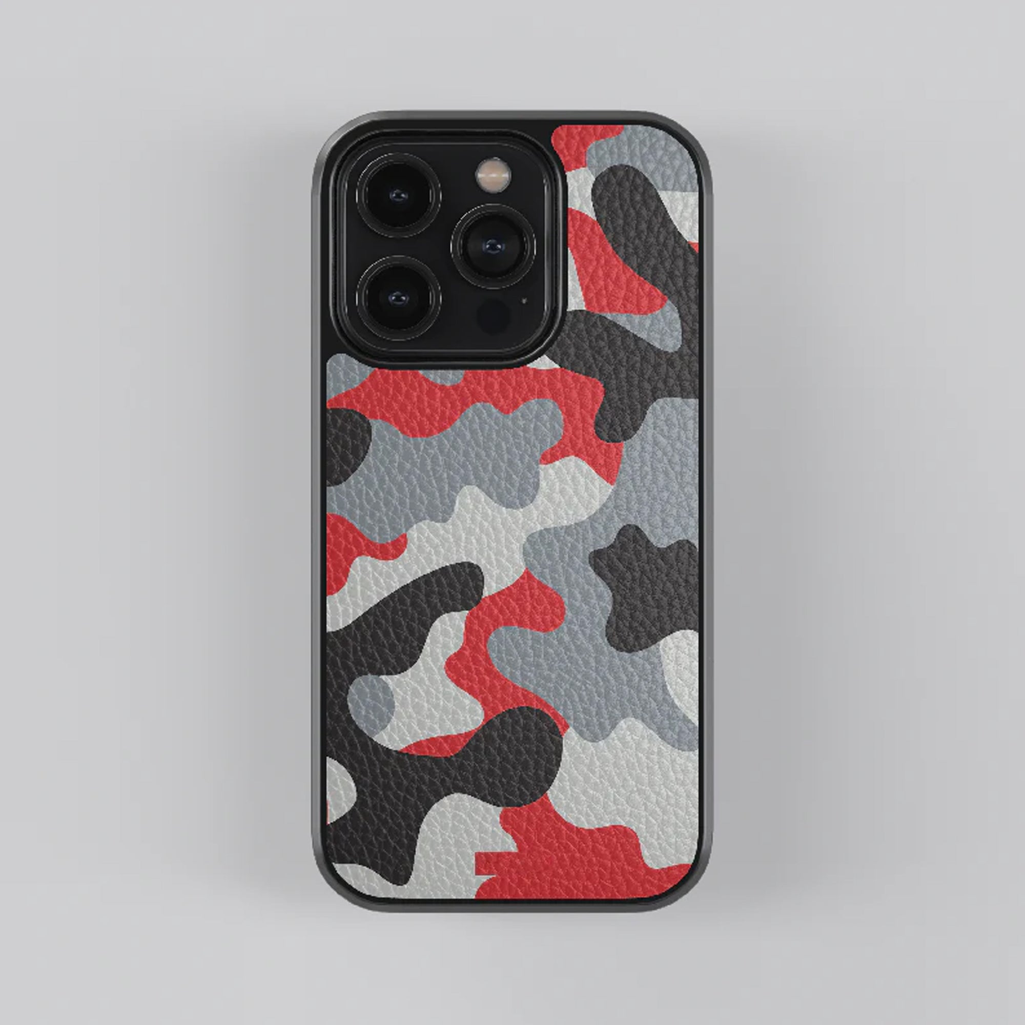 Multi Colour Urban Camo Leather Case