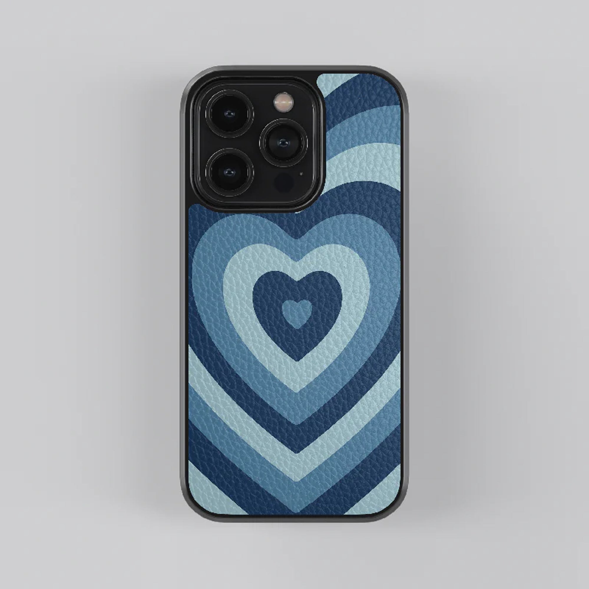 Multi Colour Retro Heart Leather Case