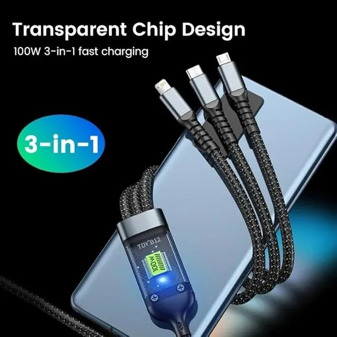 3 in1 Super Fast Charging Cable