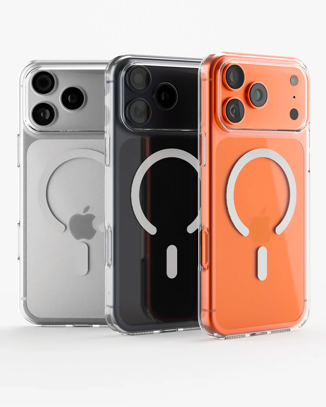 Anti Yellow Crystal Clear iPhone Case. MagSafe Inside.