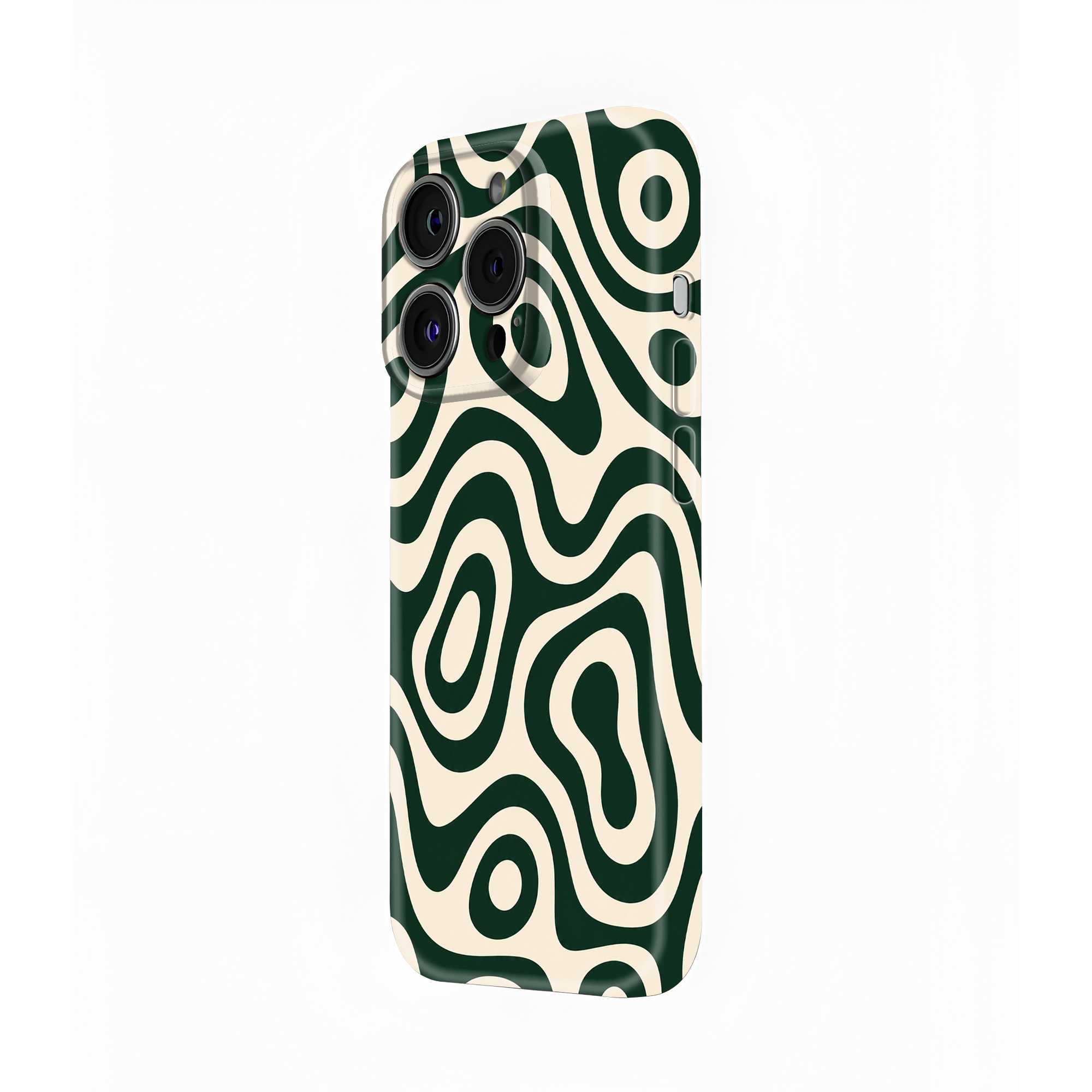 Wave Lines Glossy Hard Case