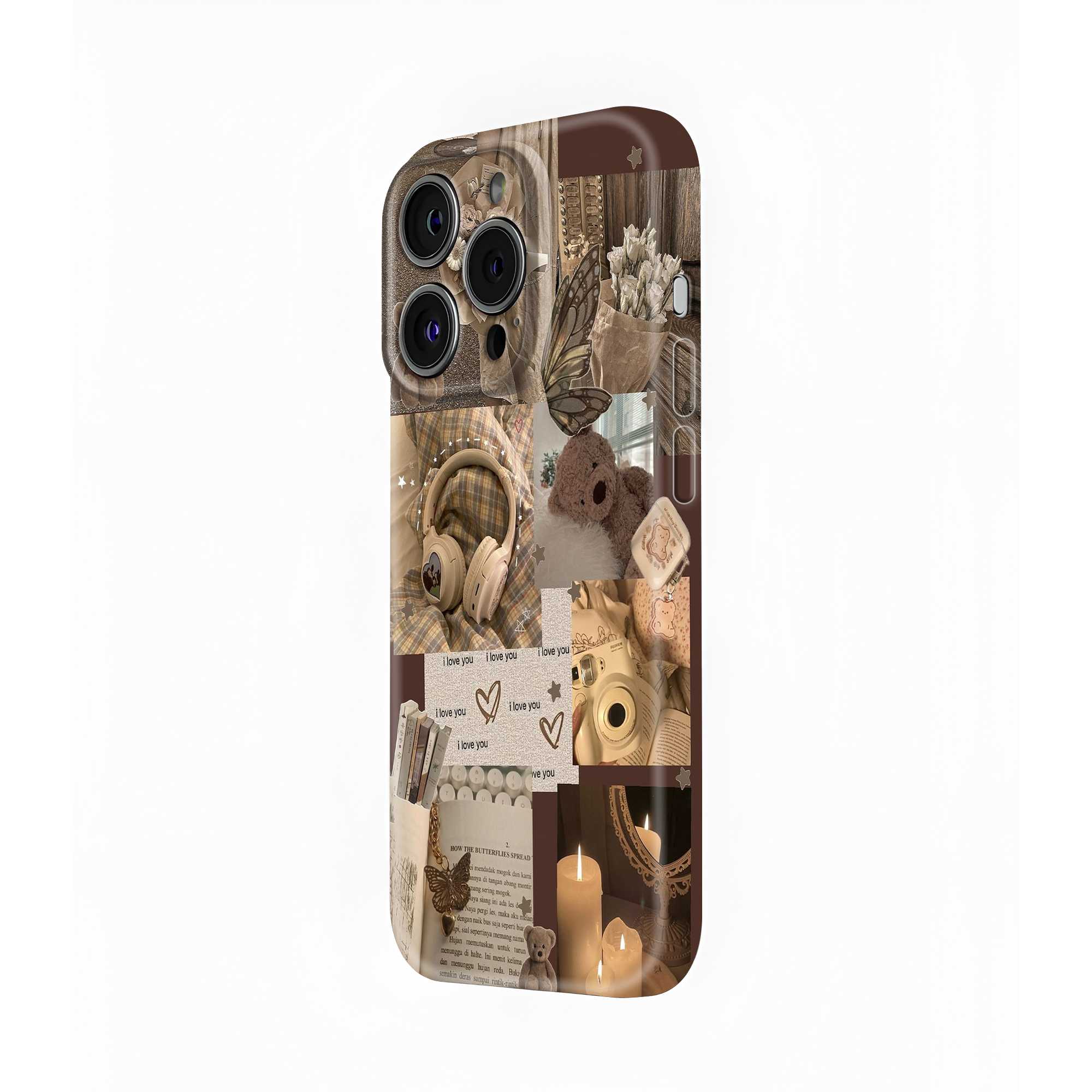 Warm Teddy Mood Glossy Hard Case
