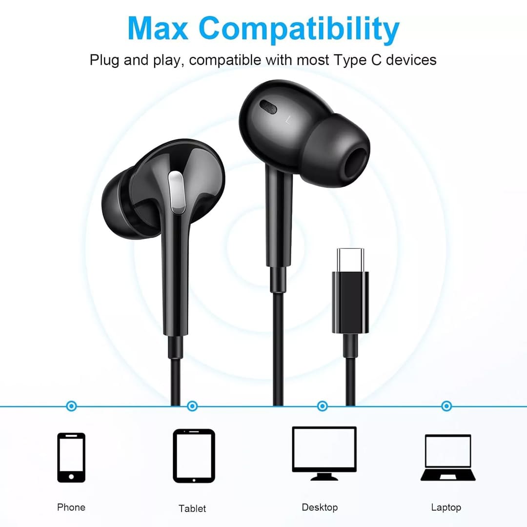 Type-C Wired Earphones