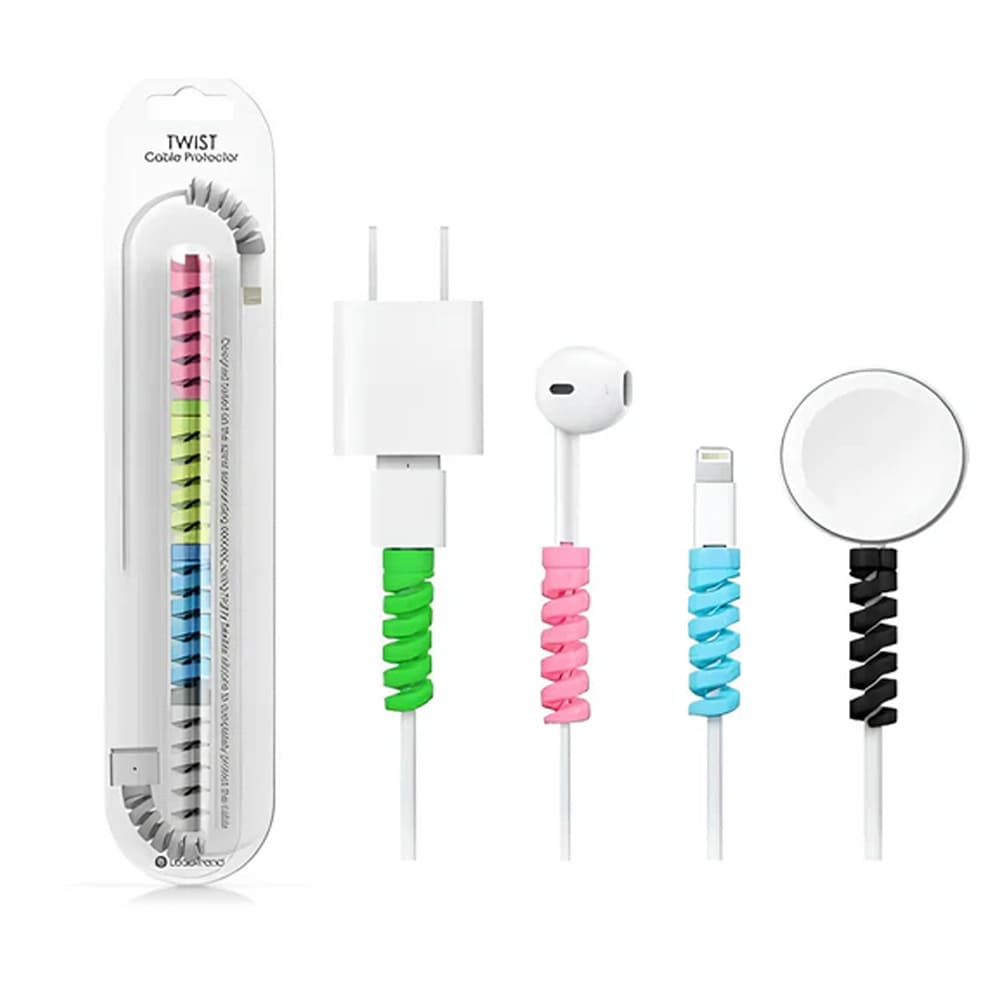 Highly Flexible Silicone Cable Protector(4 pcs)