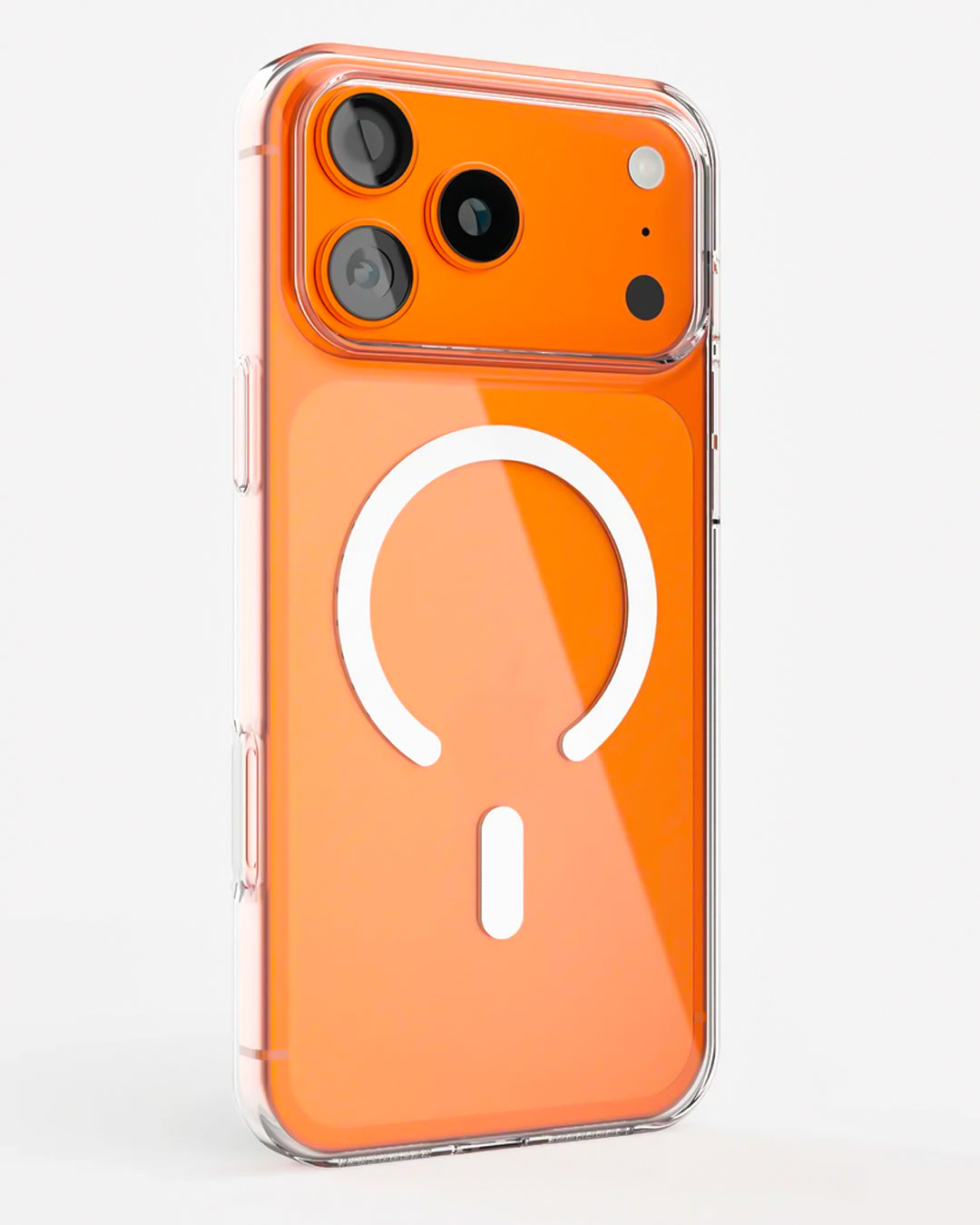 Anti Yellow Crystal Clear iPhone Case. MagSafe Inside.