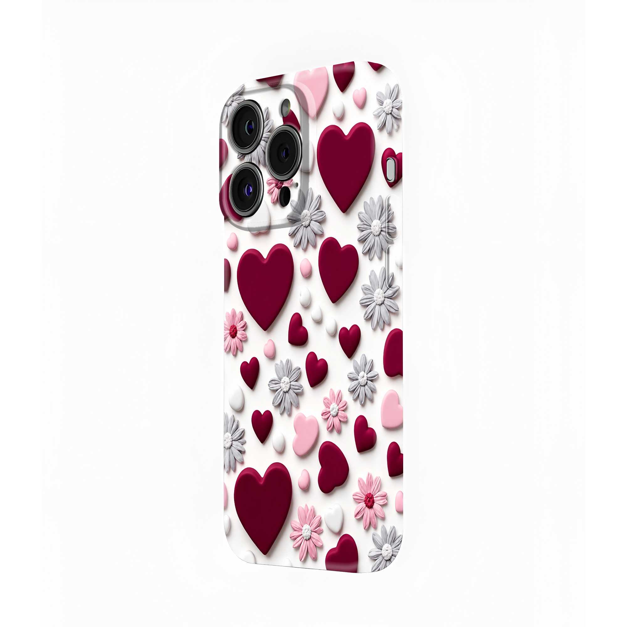 Velvet Hearts Glossy Hard Case
