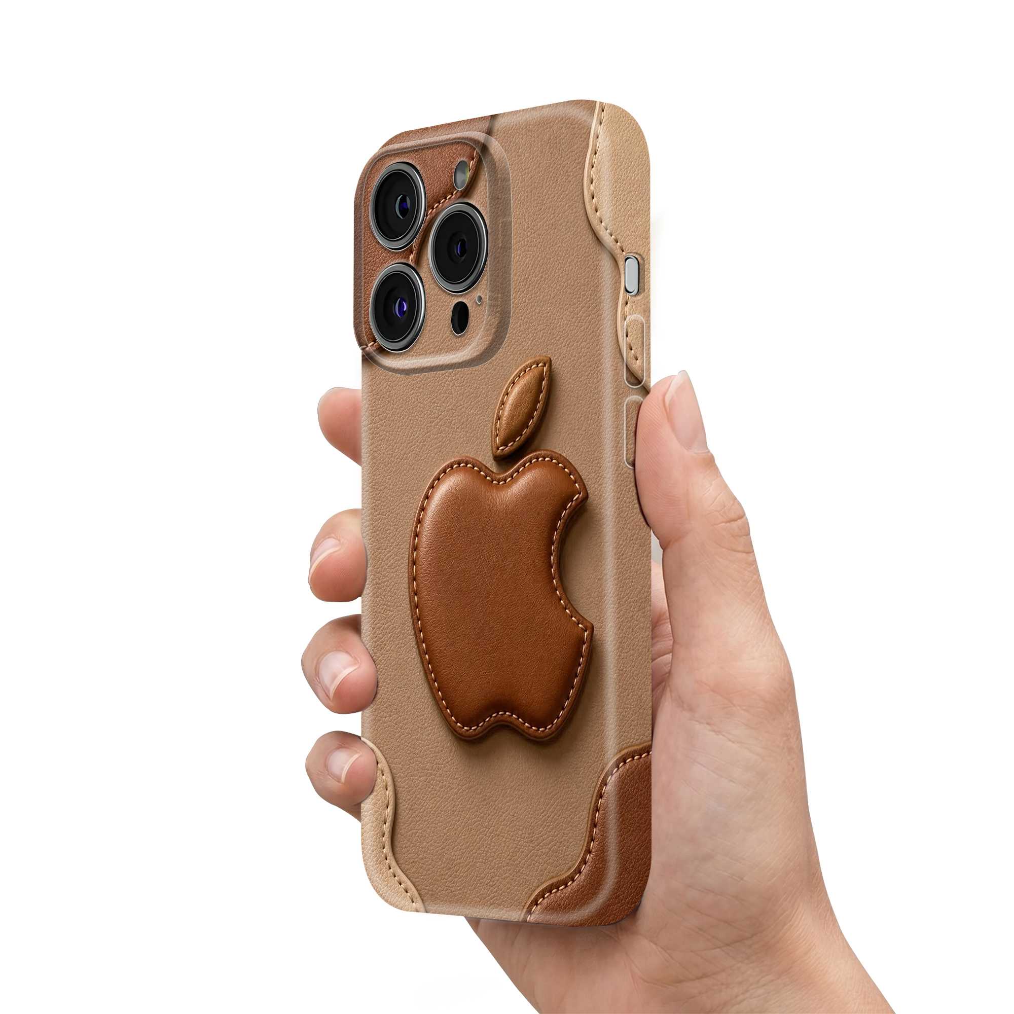 Café Leather Glossy Hard Case