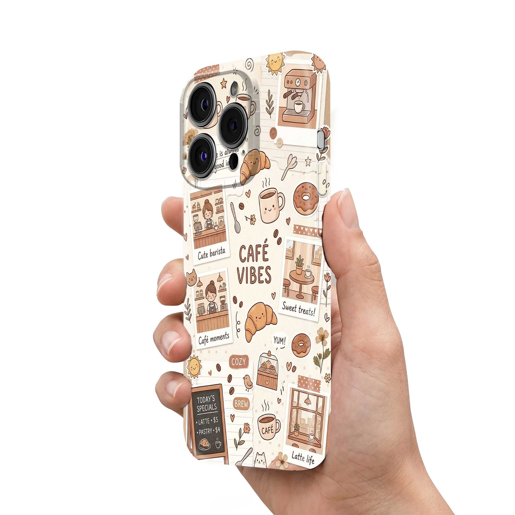 Café Vibes Glossy Hard Case
