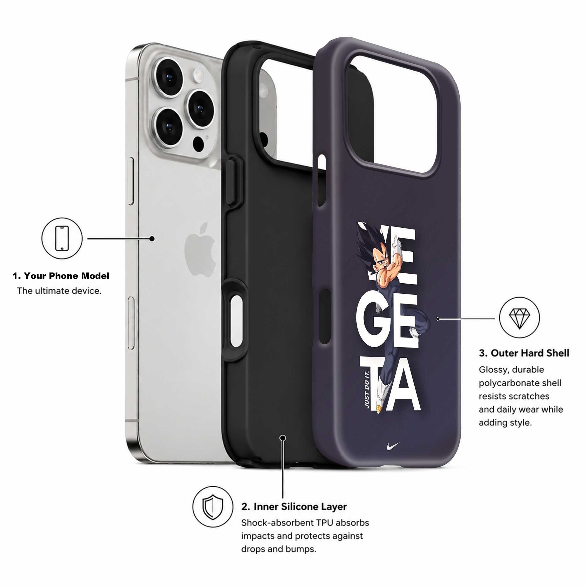 Vegeta Drive Dual Guard Case