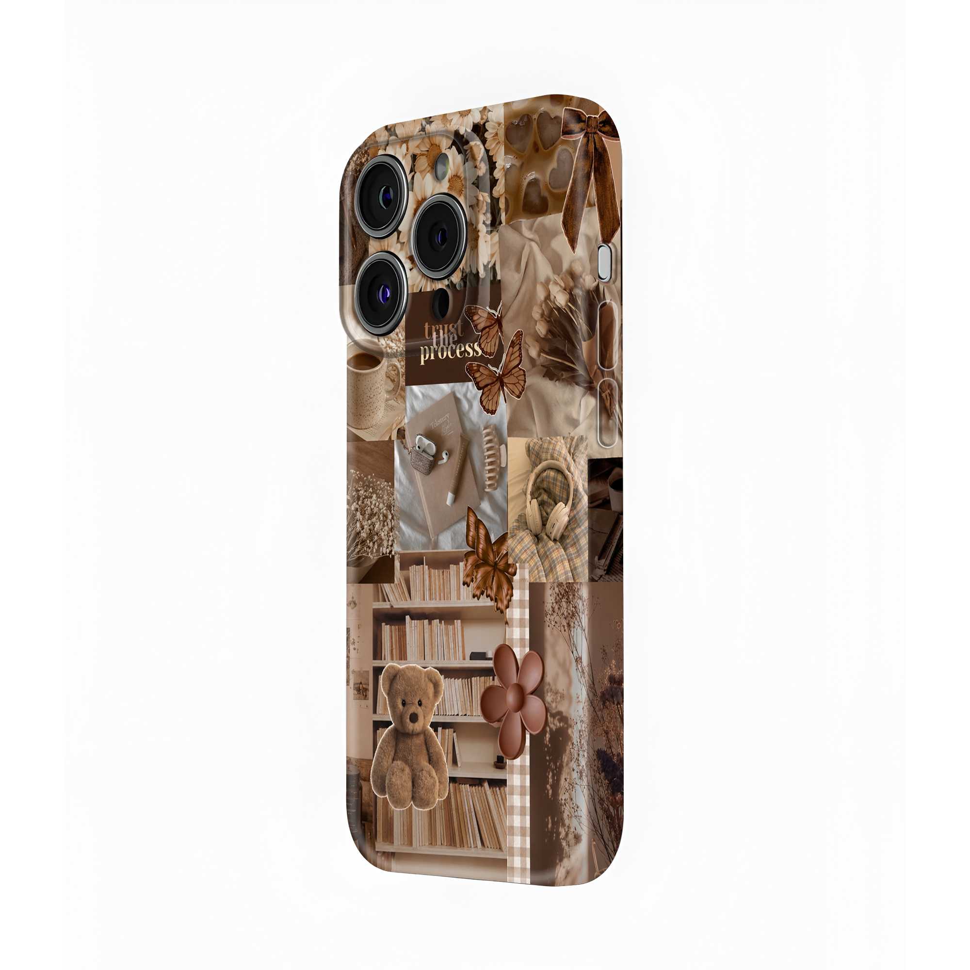 Sepia Library Dreams Glossy Hard Case