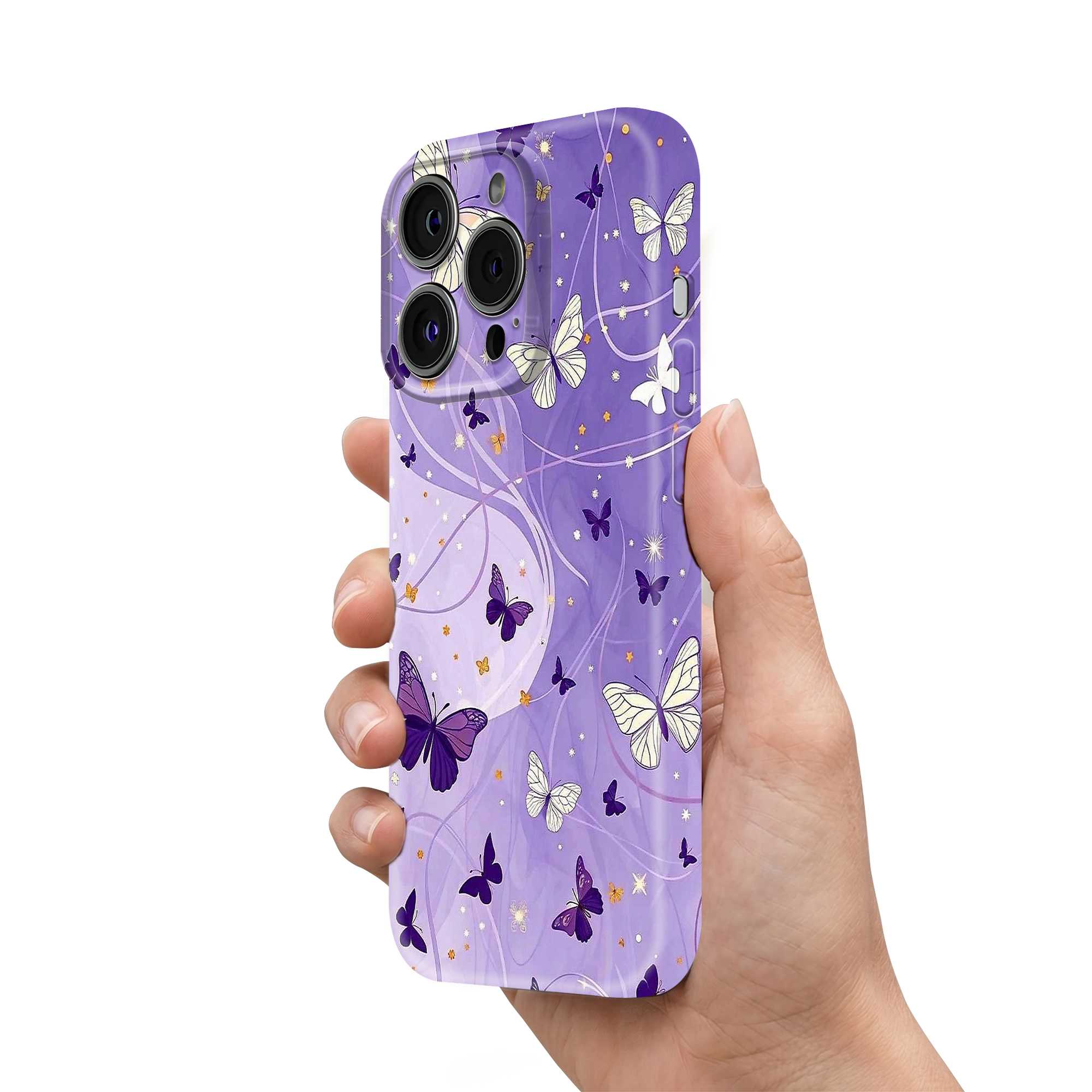 Celestial Butterfly Drift Glossy Hard Case