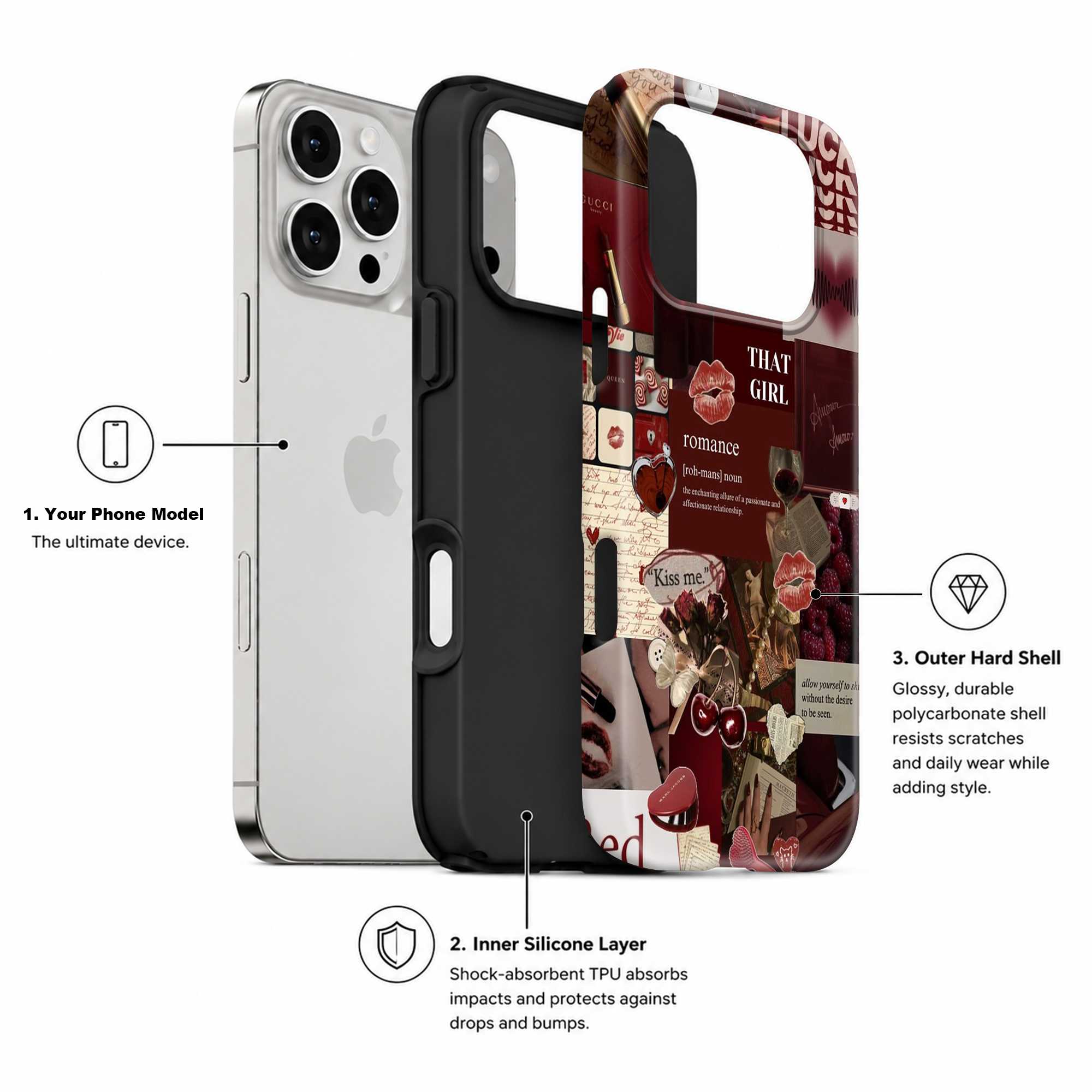 Scarlet Romance Dual Guard Case
