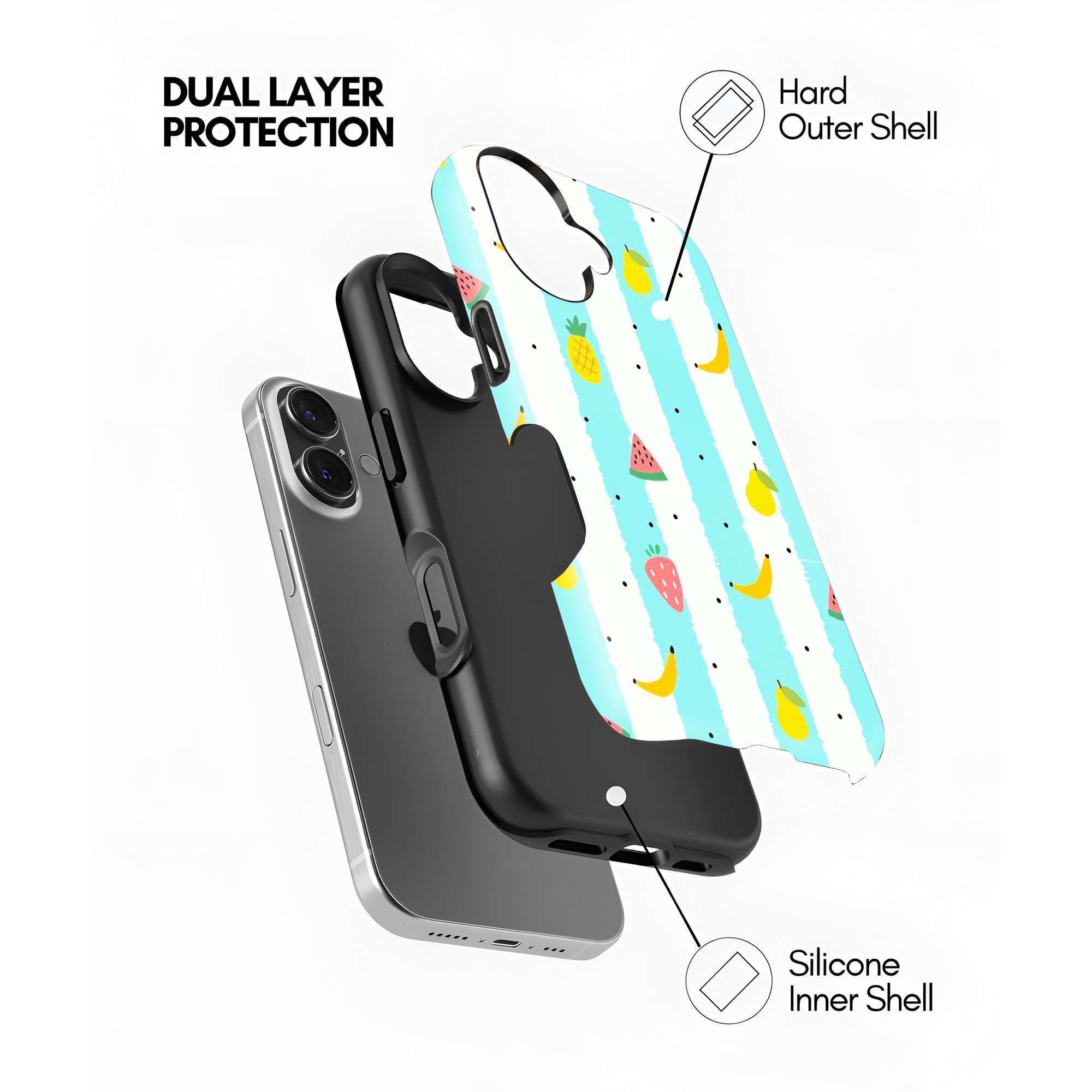 Summery Fruits Dual Guard Case