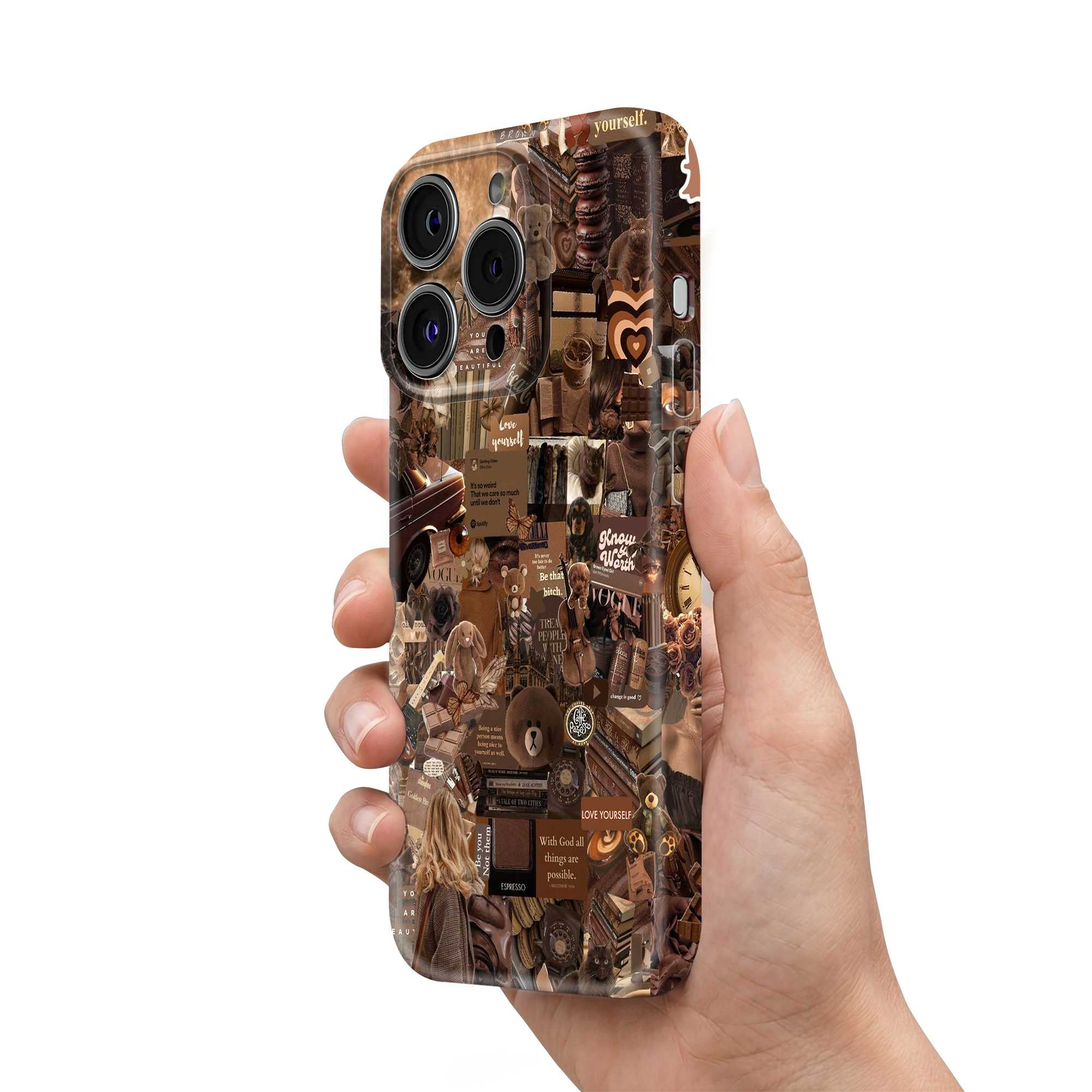 Chocolate Collage Glossy Hard Case