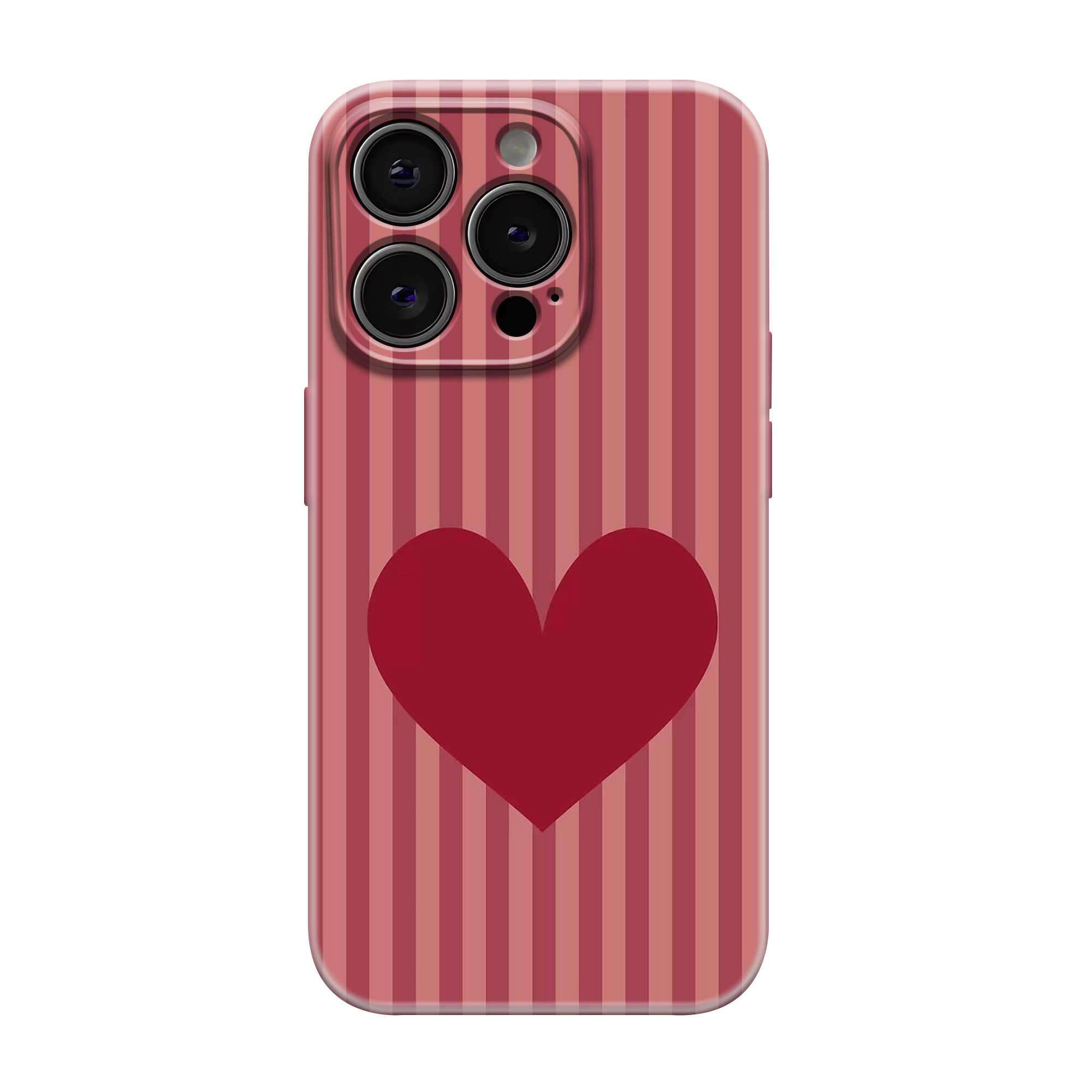 Heartbeat Stripes Glossy Hard Case