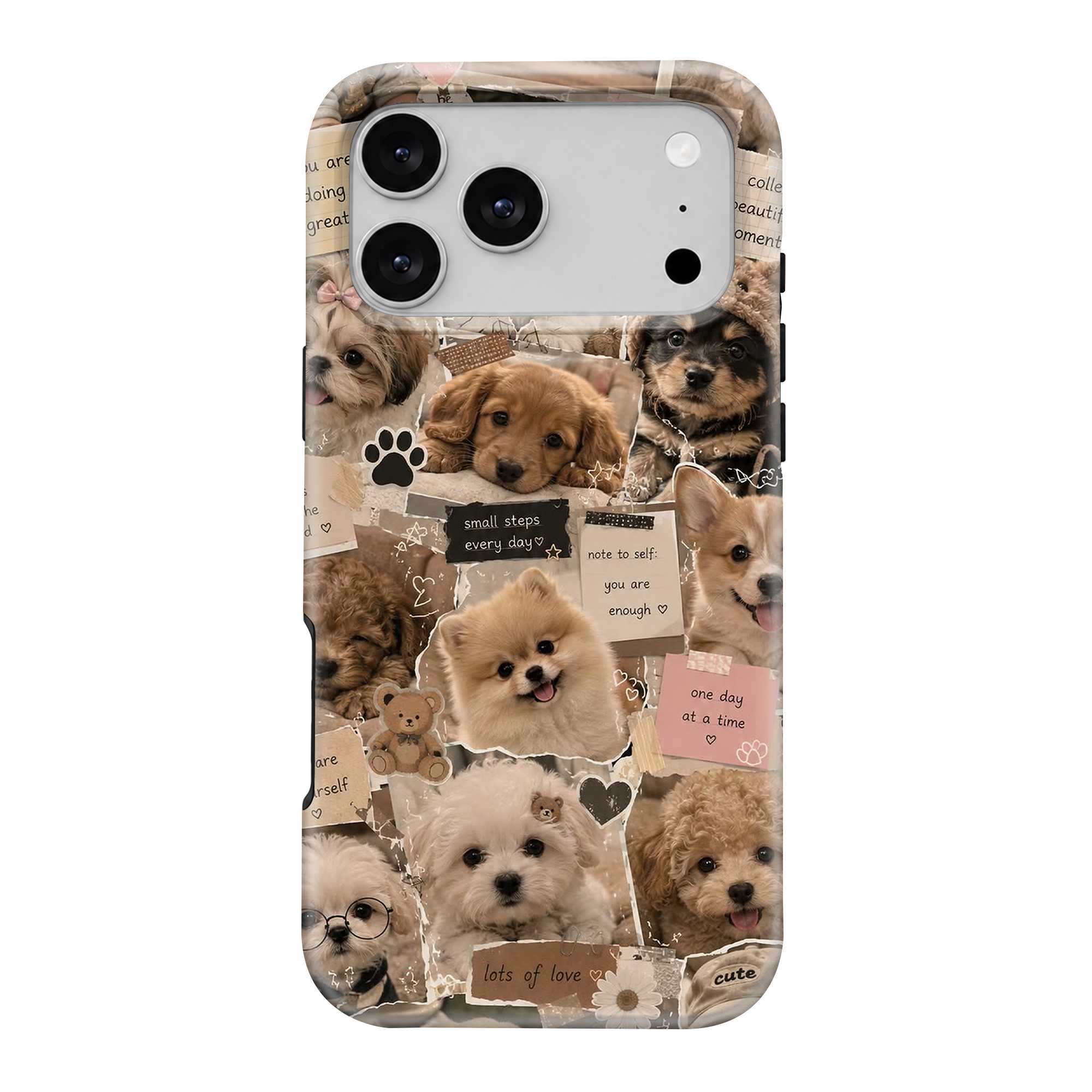 Puppy Love Collage Dual Guard Case