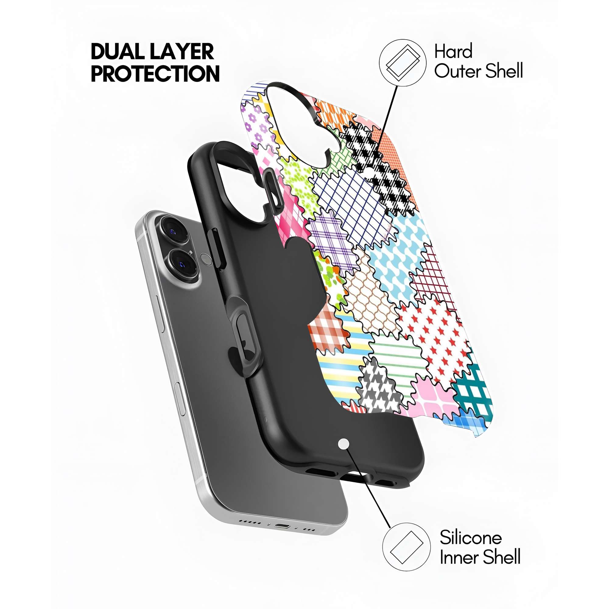 Spring Patch Dual Guard Case