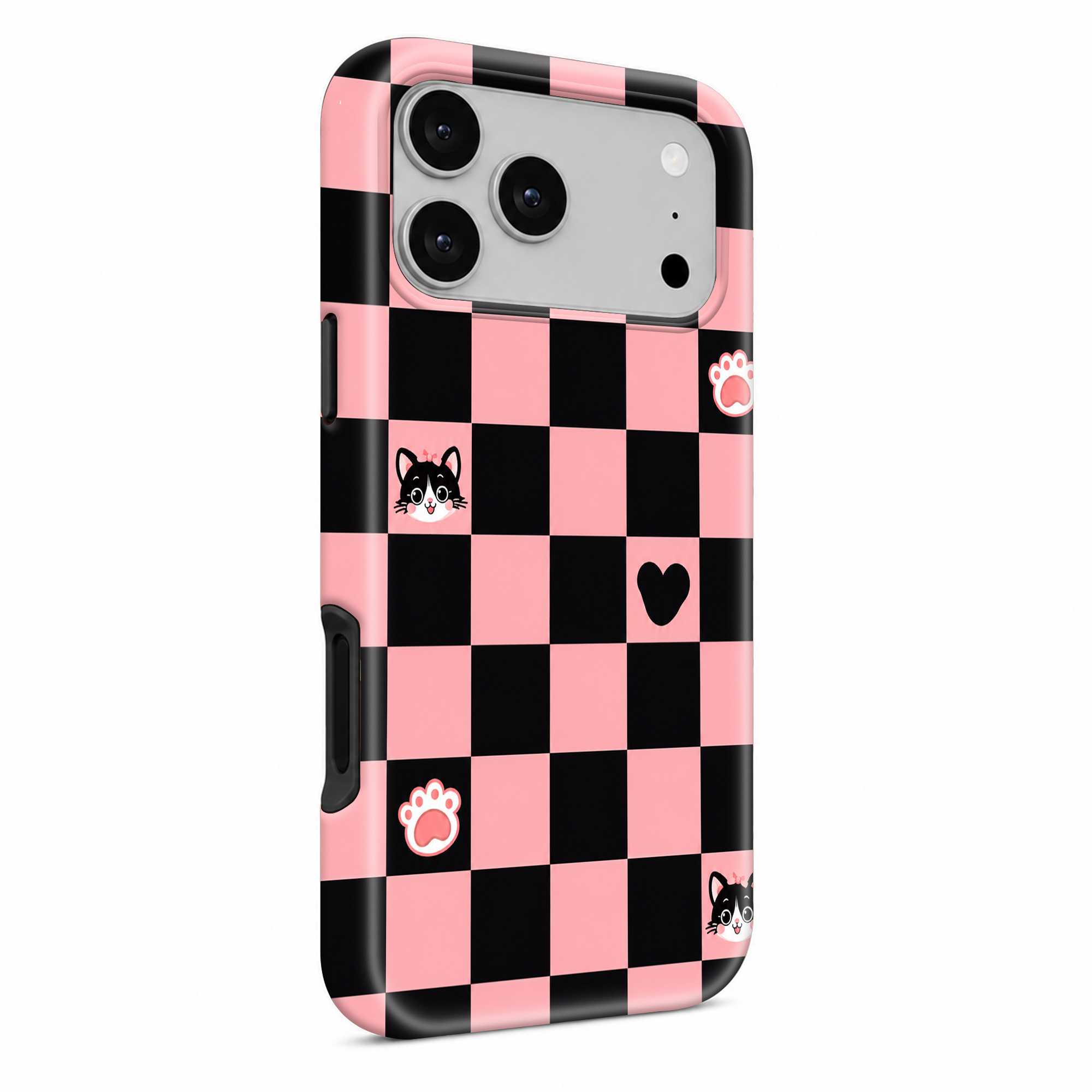 Playful Kitty Checker Dual Guard Case