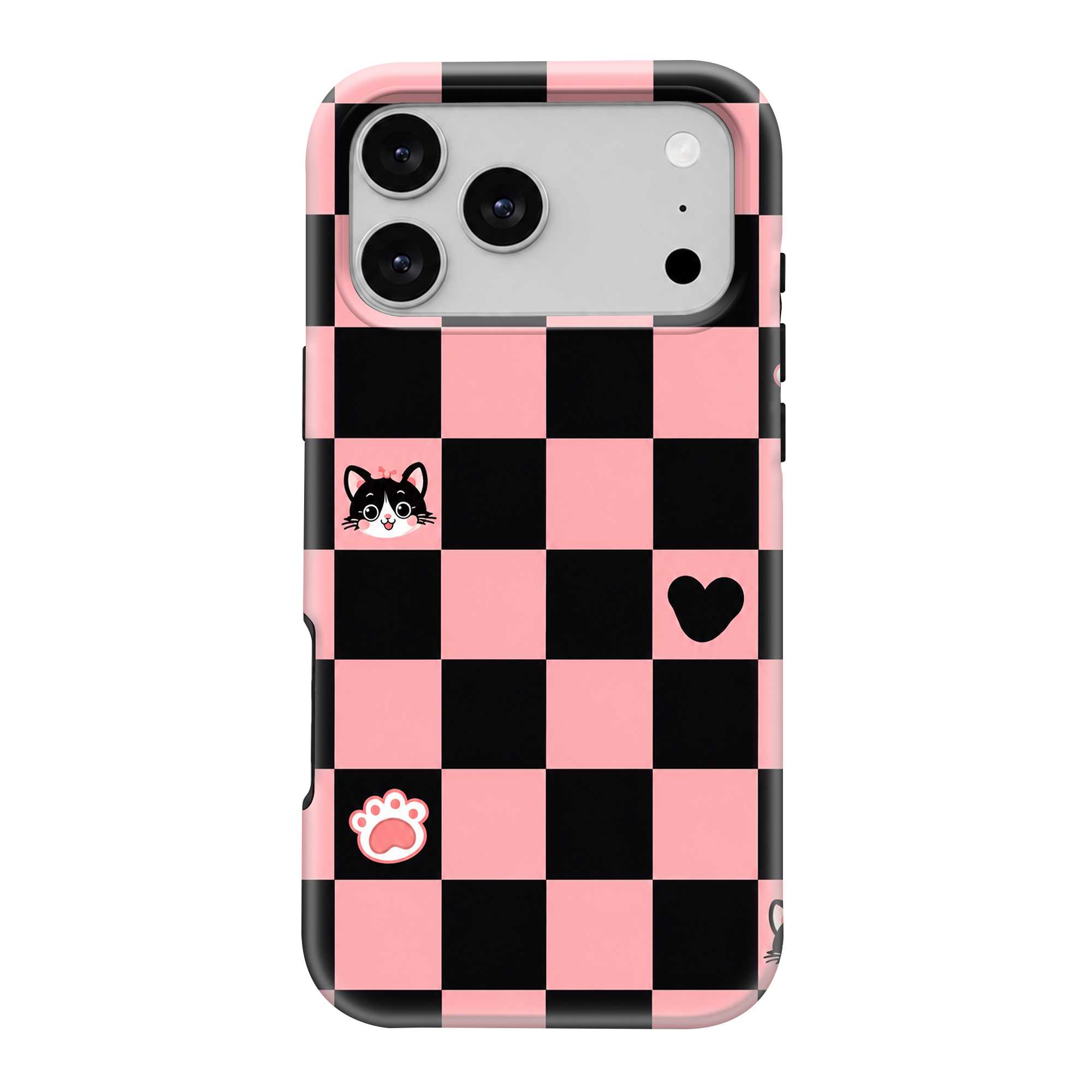 Playful Kitty Checker Dual Guard Case