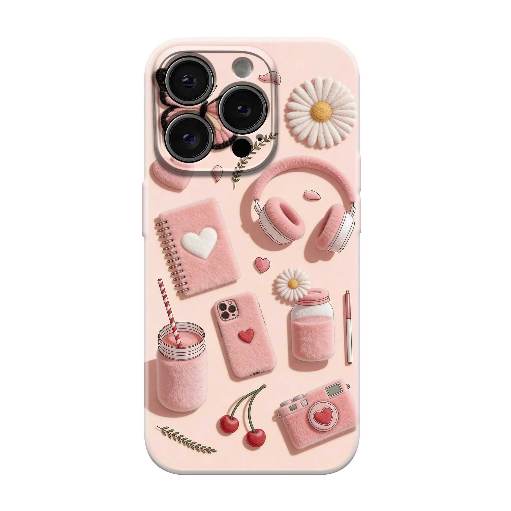 Pink Plushies Glossy Hard Case