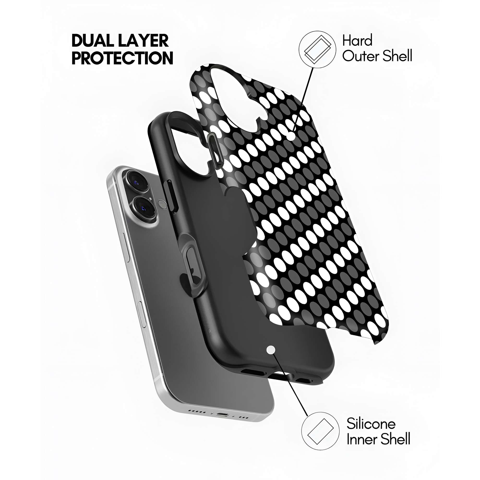 Seamless Pattern Dual Guard Case