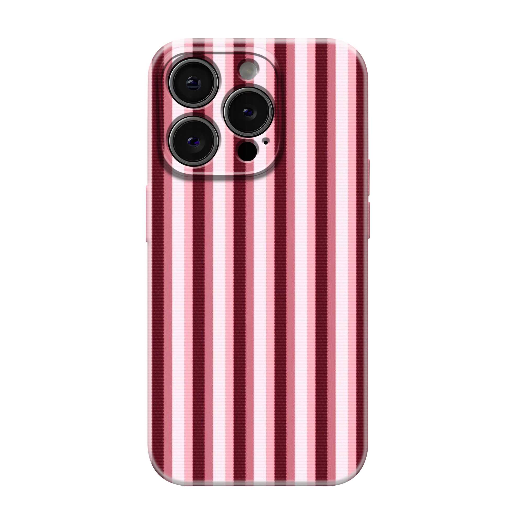 Berry & Blush Lines Glossy Hard Case
