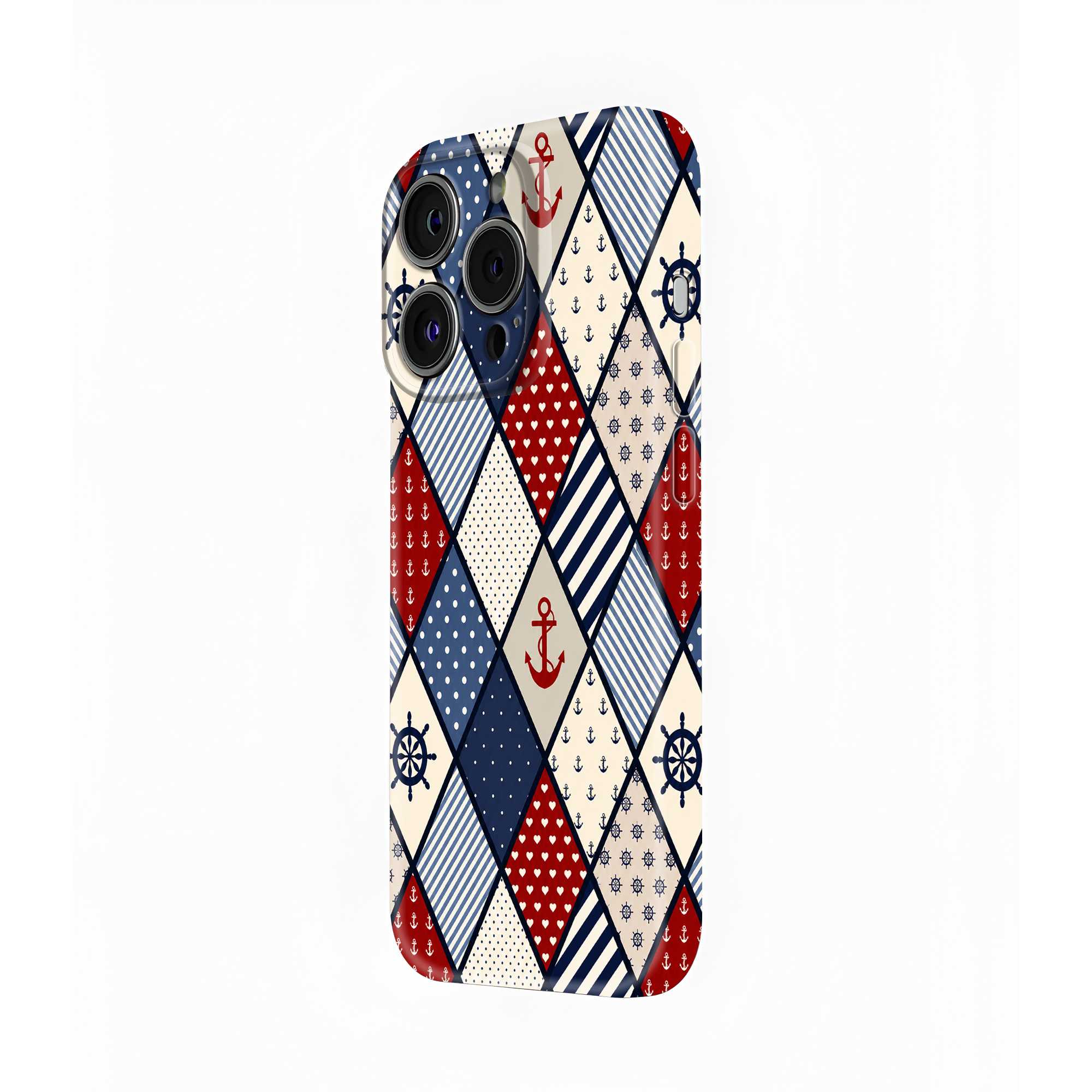 Nautical Patch Glossy Hard Case