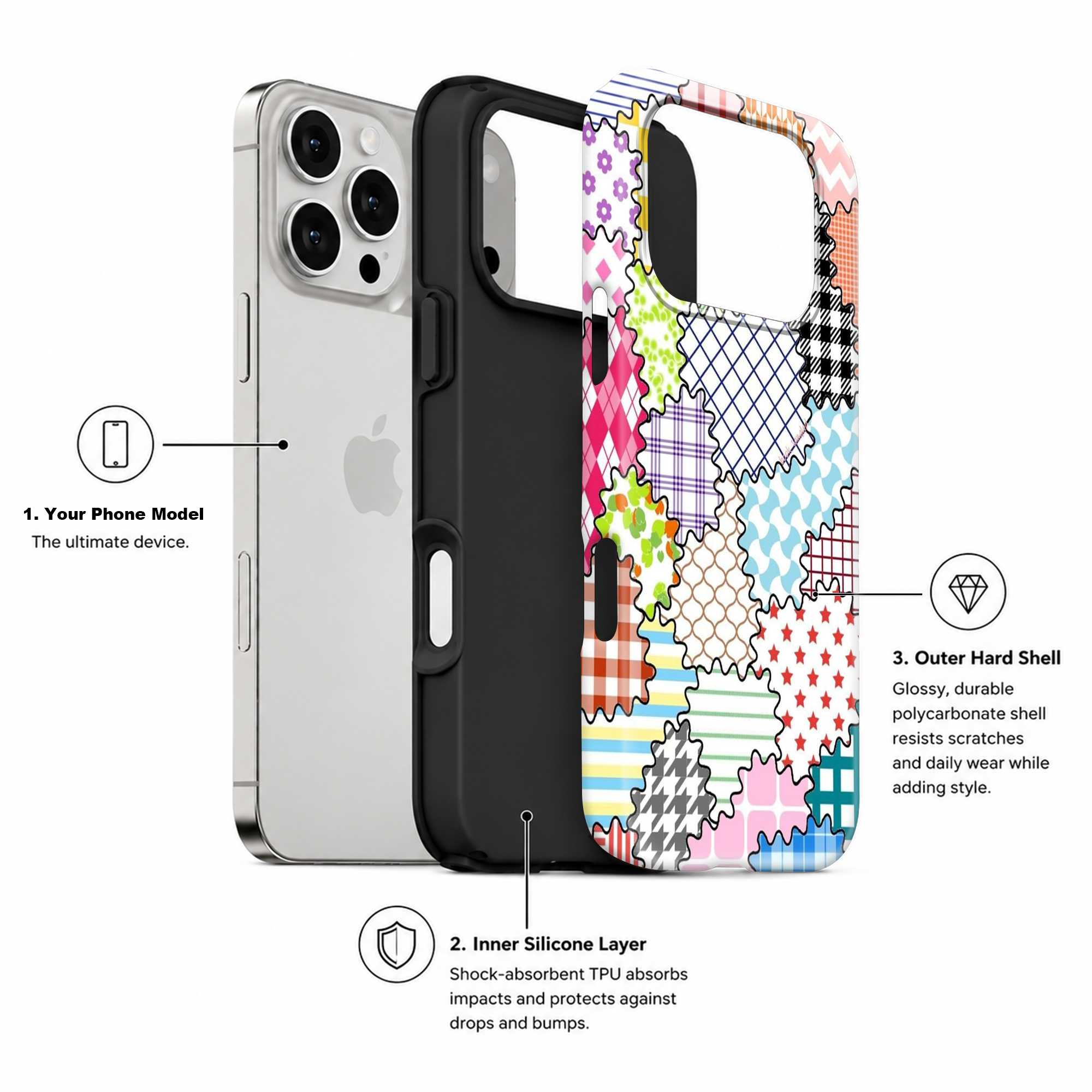 Spring Patch Dual Guard Case