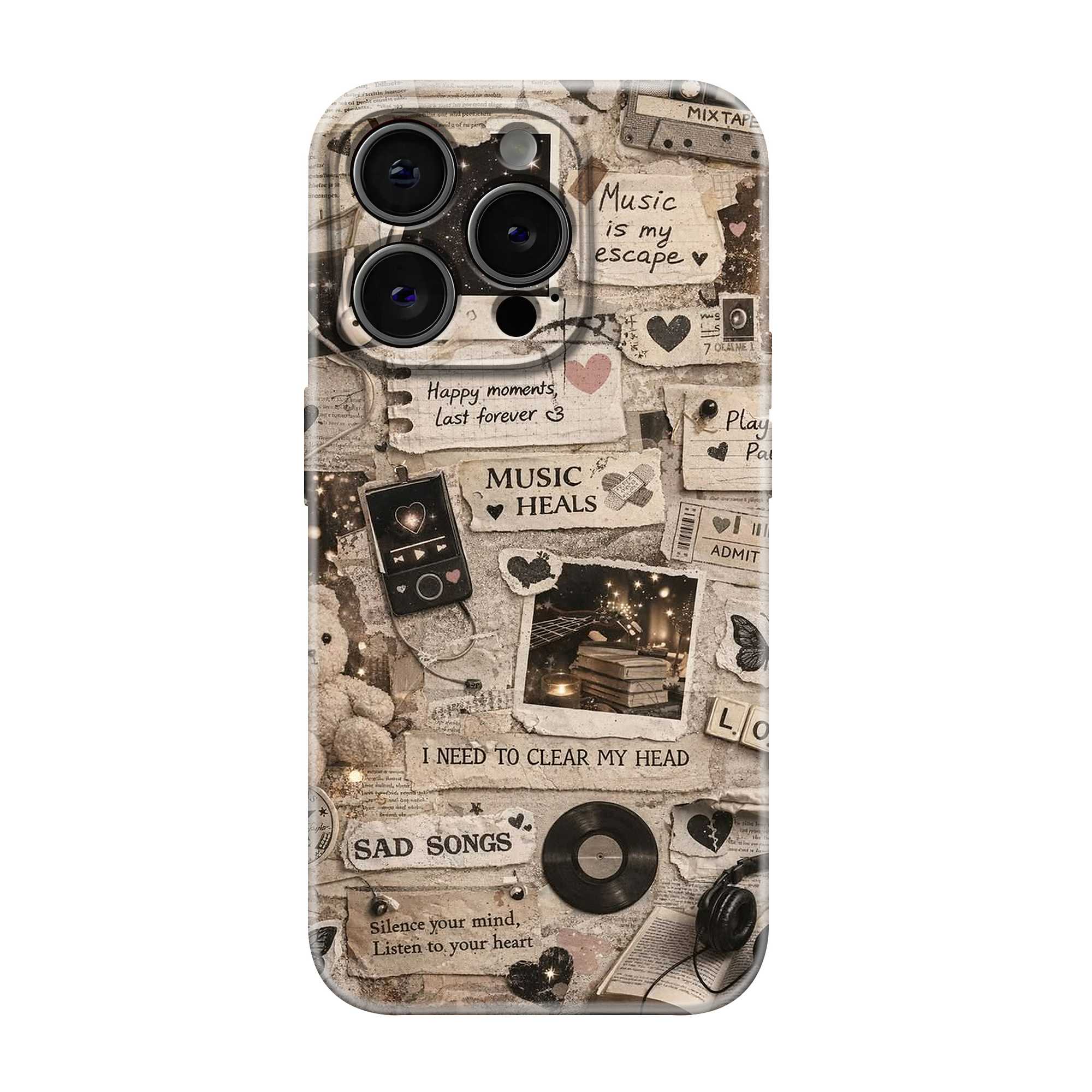 Music Heals Glossy Hard Case