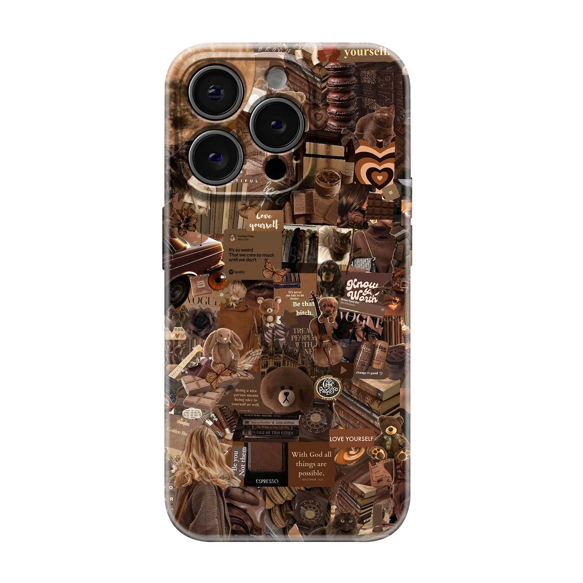 Chocolate Collage Glossy Hard Case