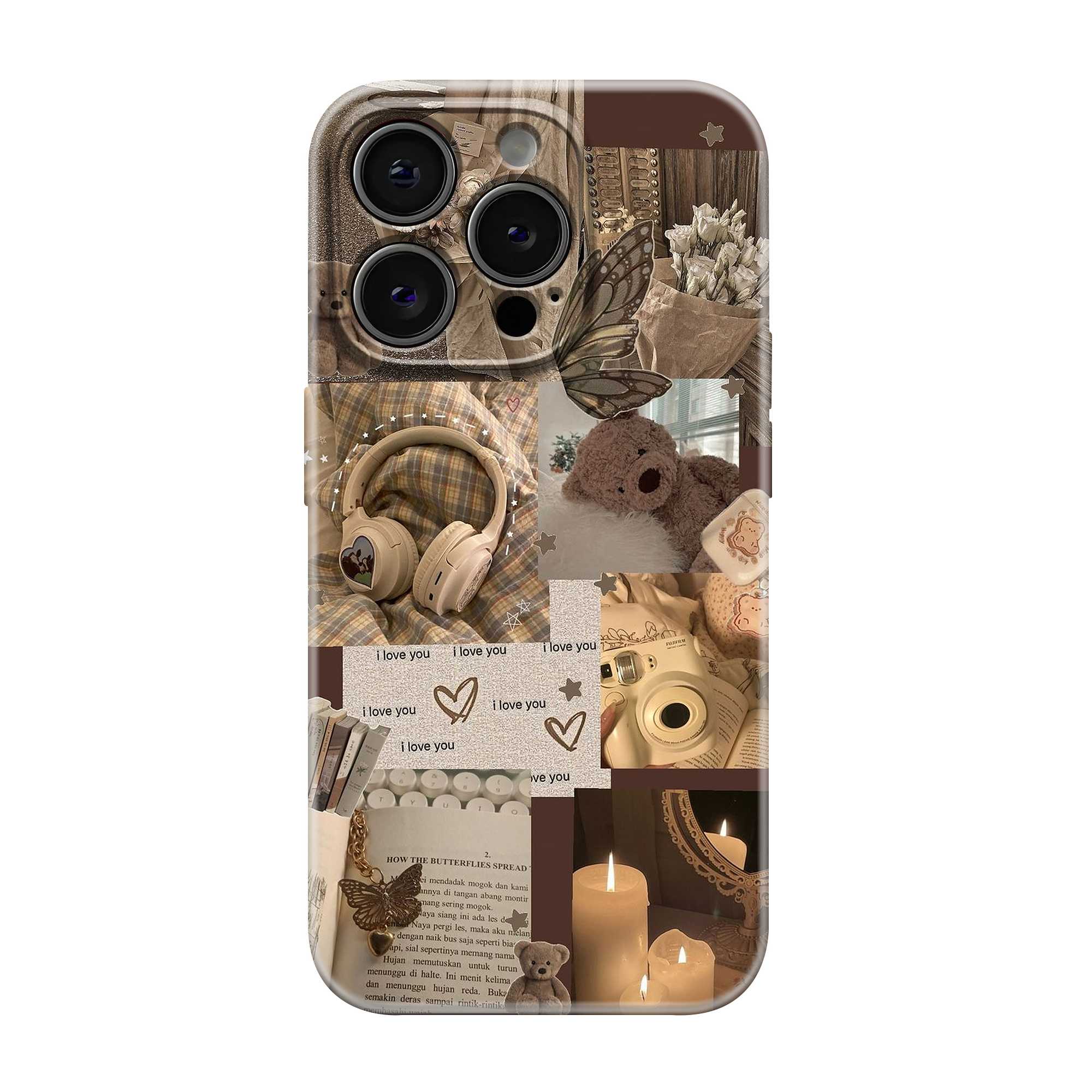 Warm Teddy Mood Glossy Hard Case
