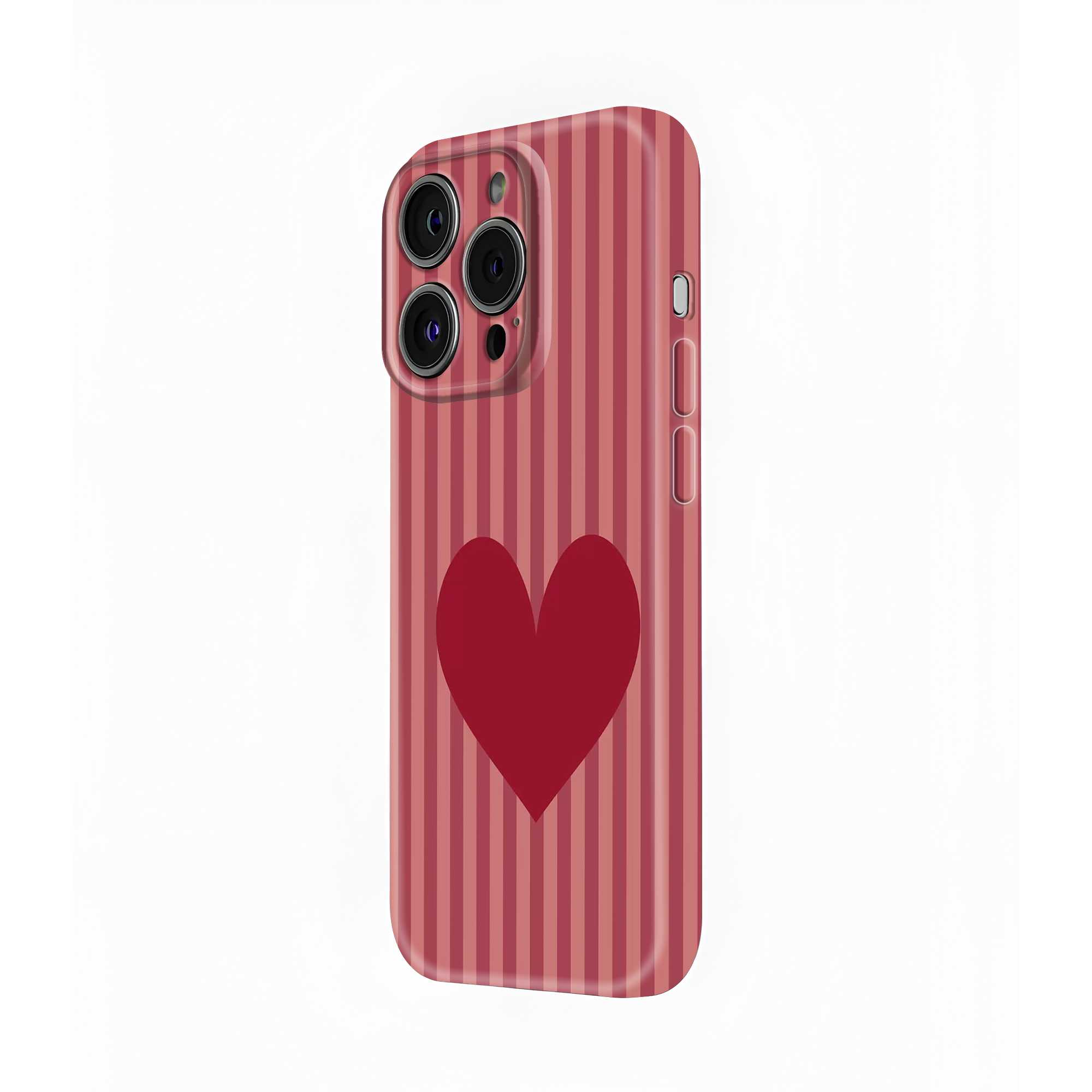 Heartbeat Stripes Glossy Hard Case