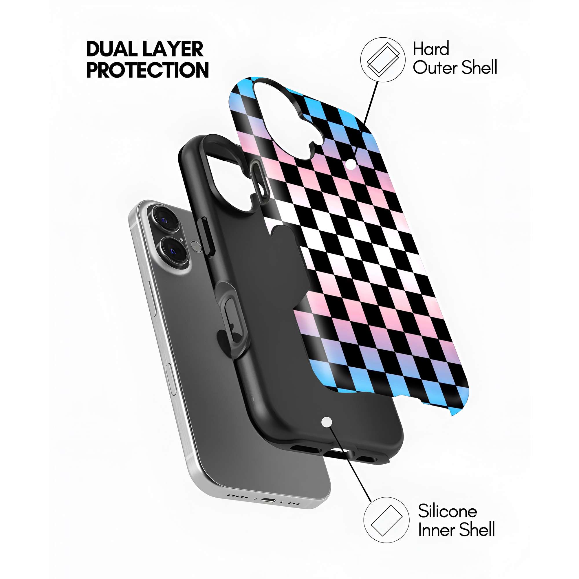 Pixel Check Dual Guard Case