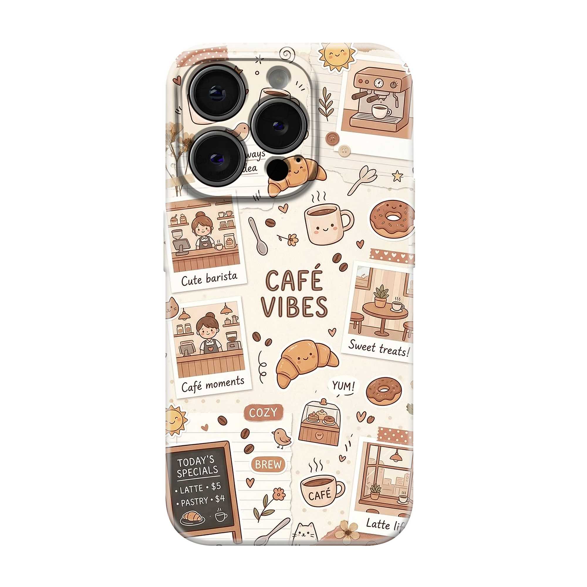 Café Vibes Glossy Hard Case