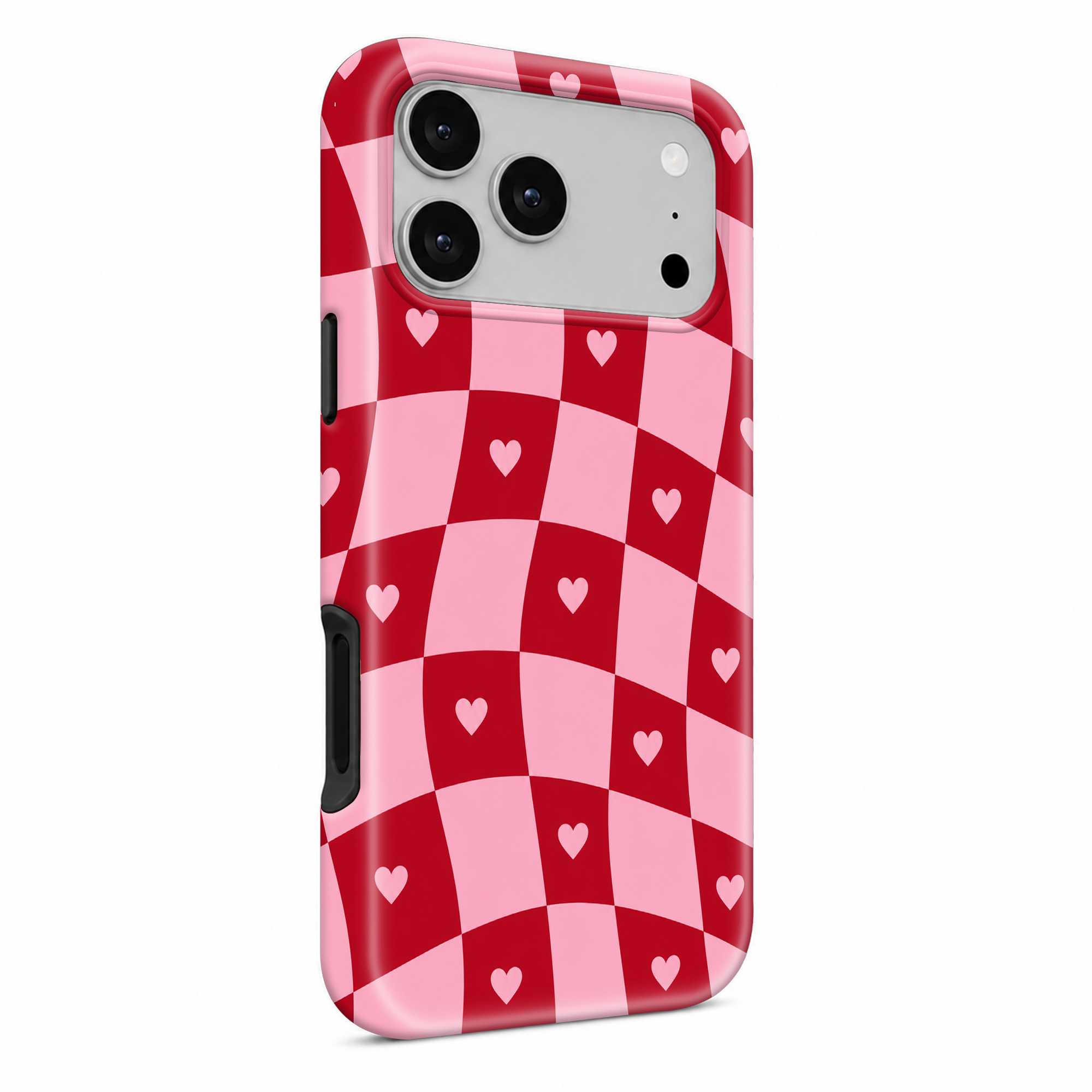 Heart Checkerboard Dual Guard Case