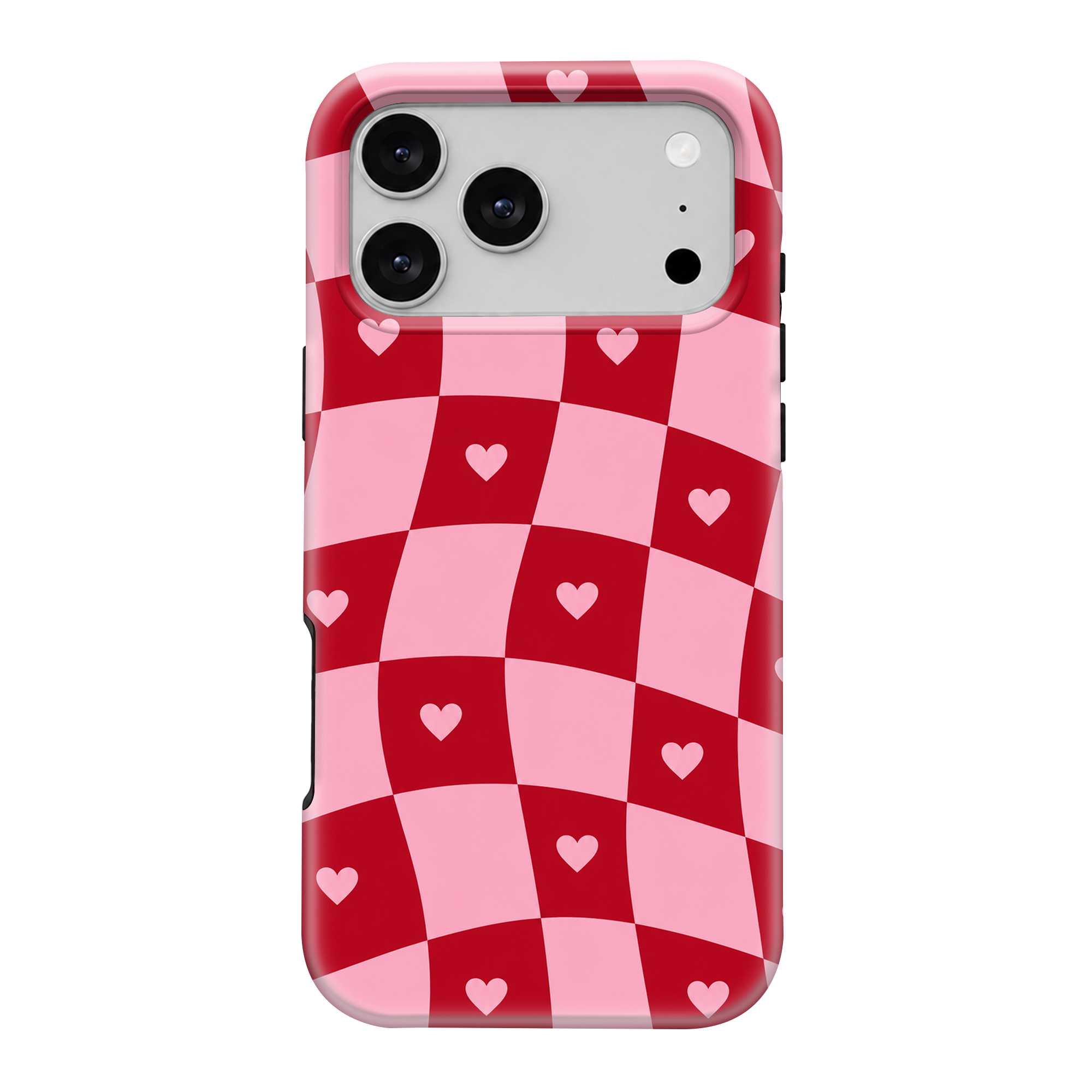Heart Checkerboard Dual Guard Case