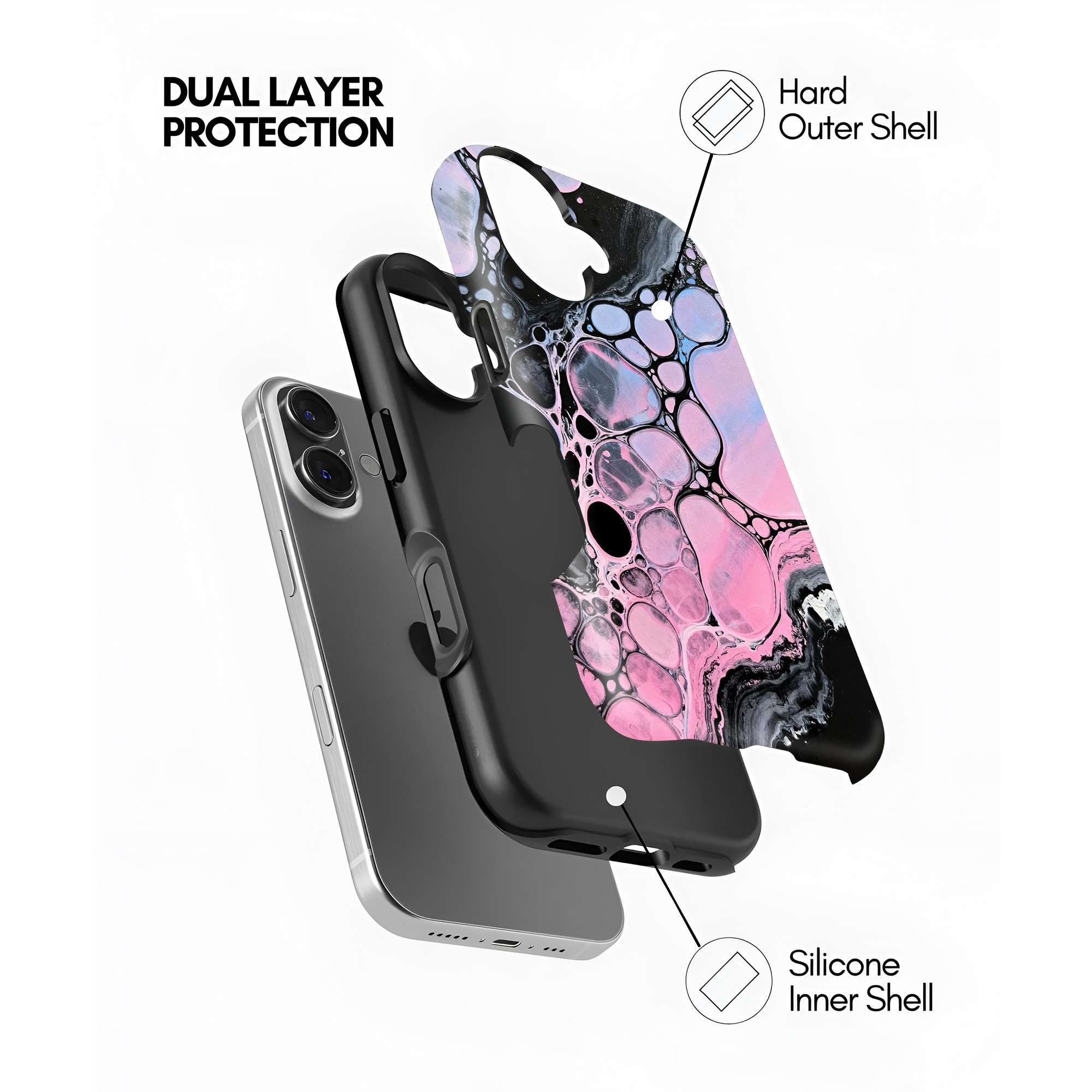 Pink Geode Dual Guard Case