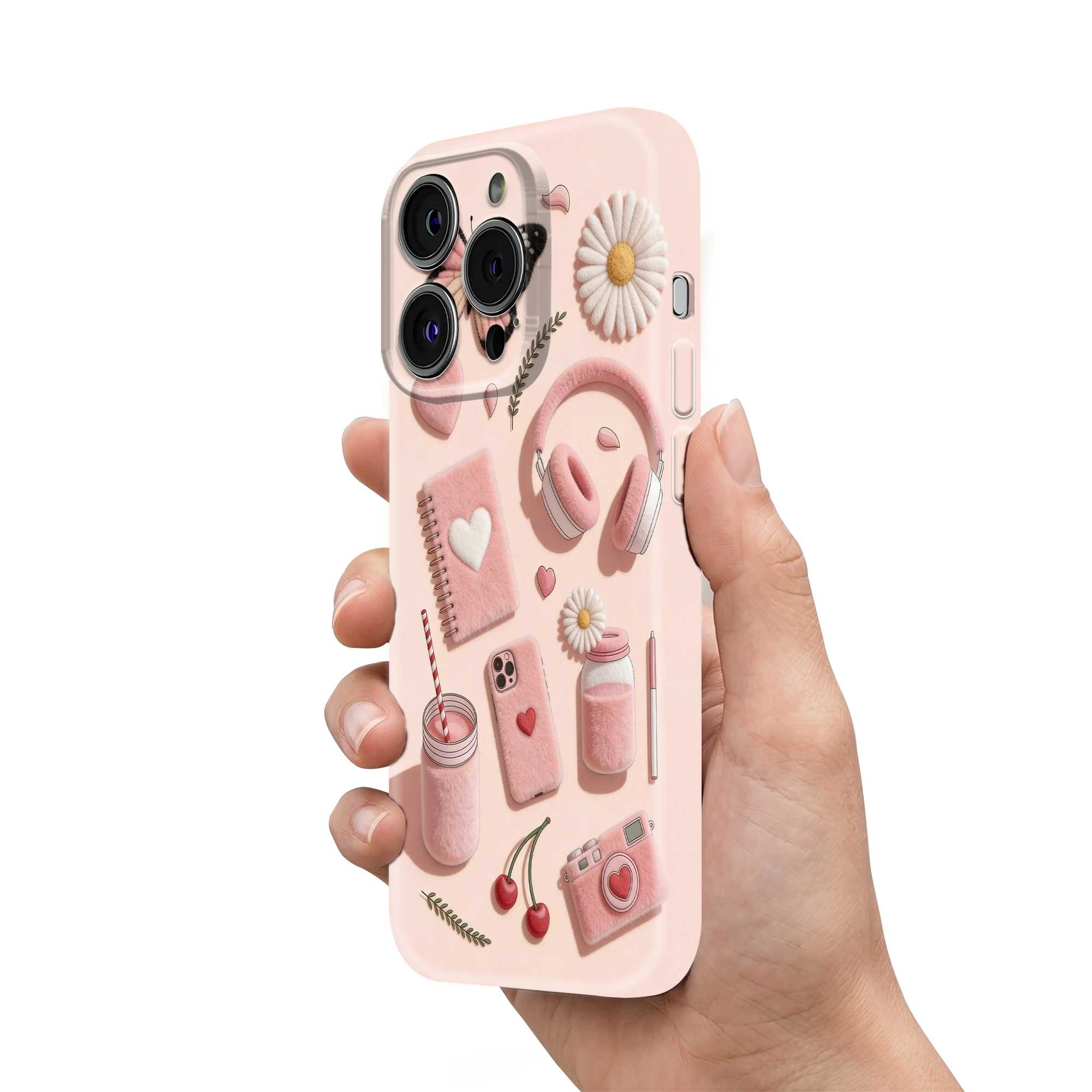 Pink Plushies Glossy Hard Case