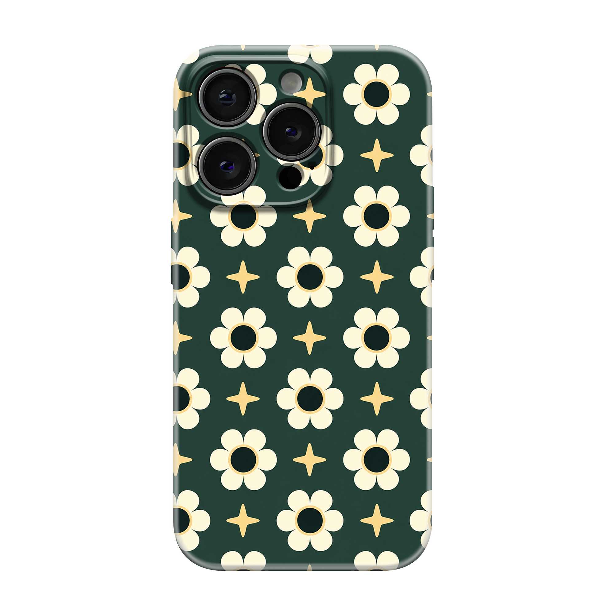 Floral & Stars Glossy Hard Case