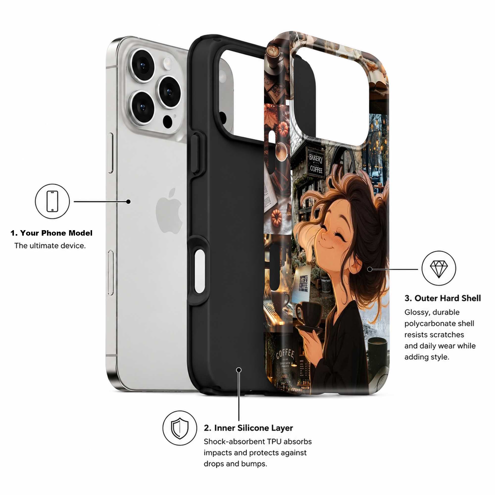 Coffee & Chapter Dual Guard Case