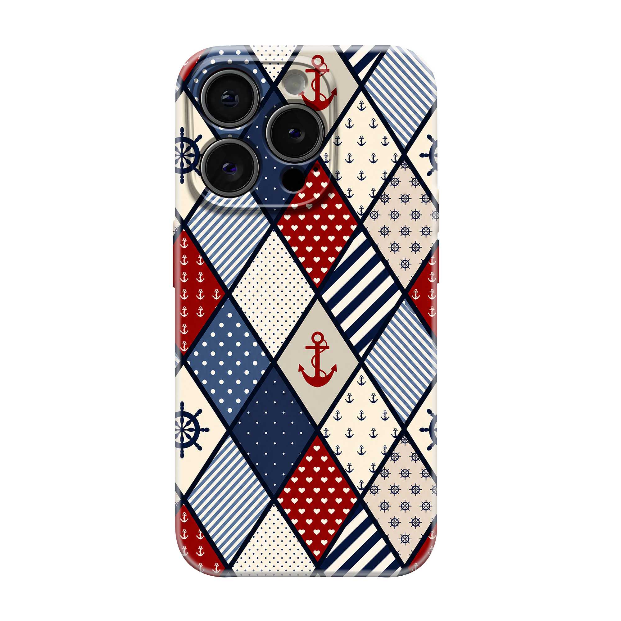 Nautical Patch Glossy Hard Case