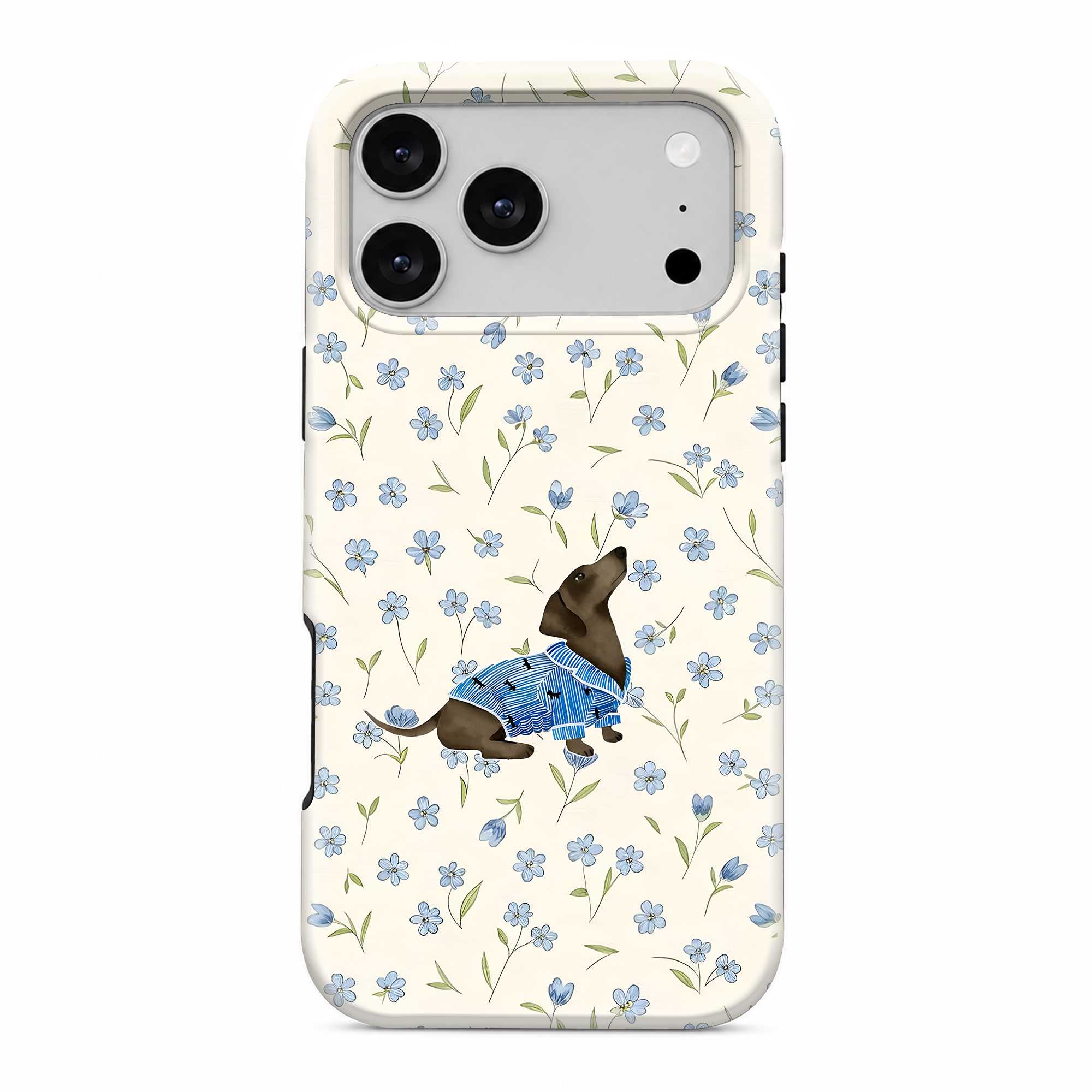 Puppy in Petals Dual Guard Case
