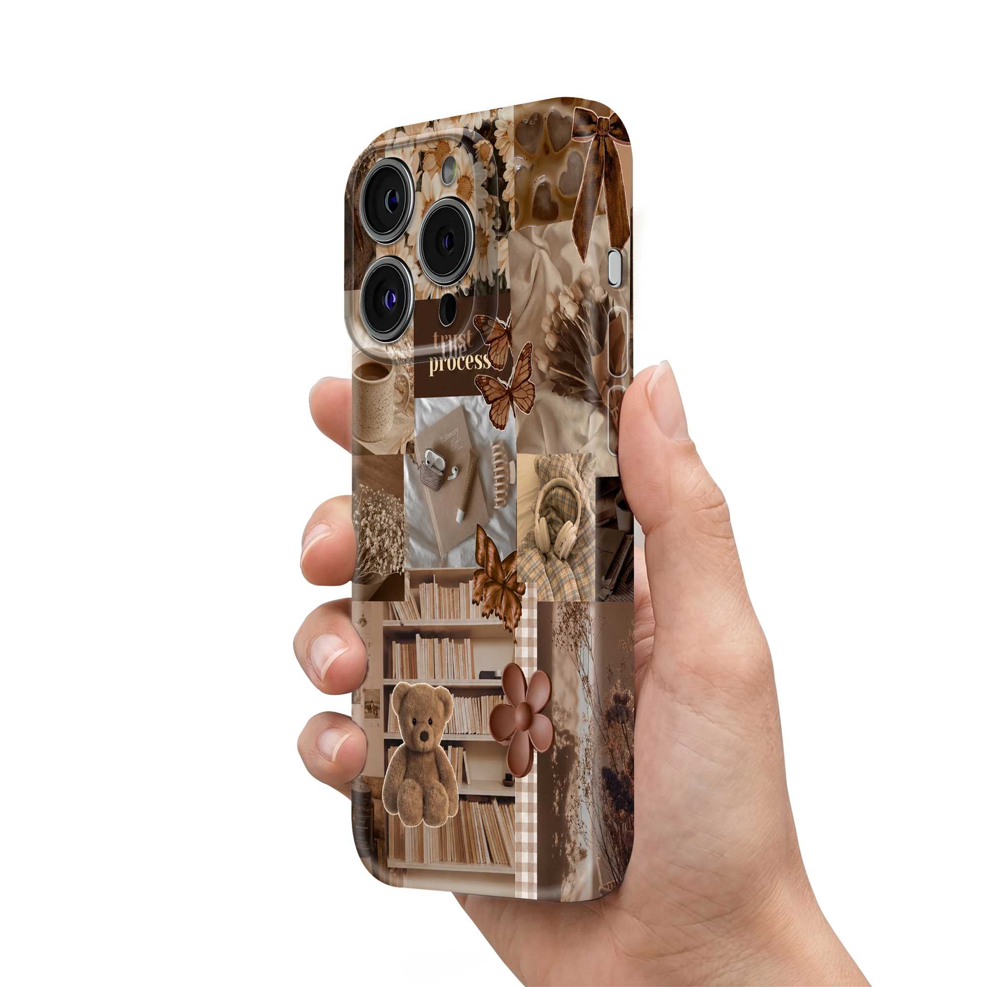 Sepia Library Dreams Glossy Hard Case