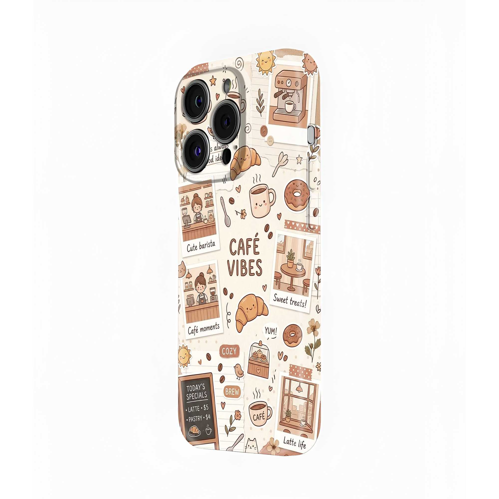 Café Vibes Glossy Hard Case