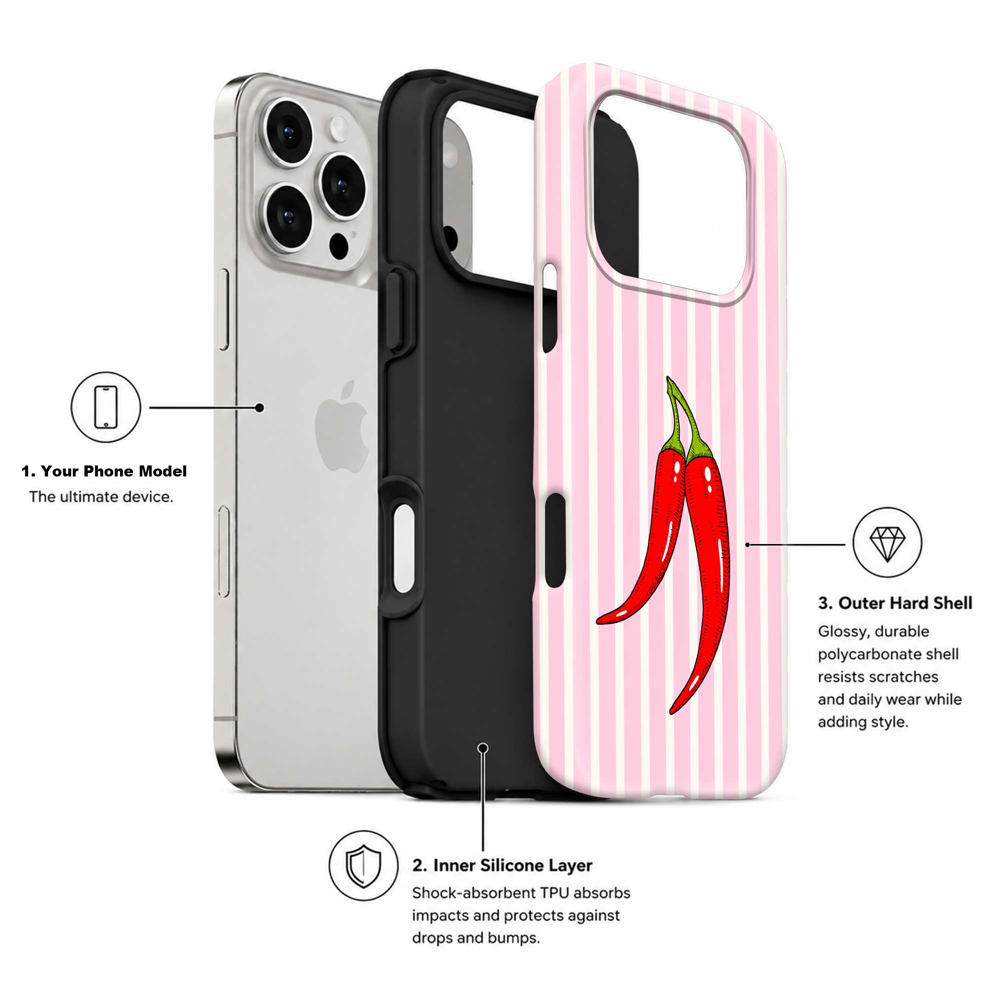 Pink Spicy Chic Dual Guard Case