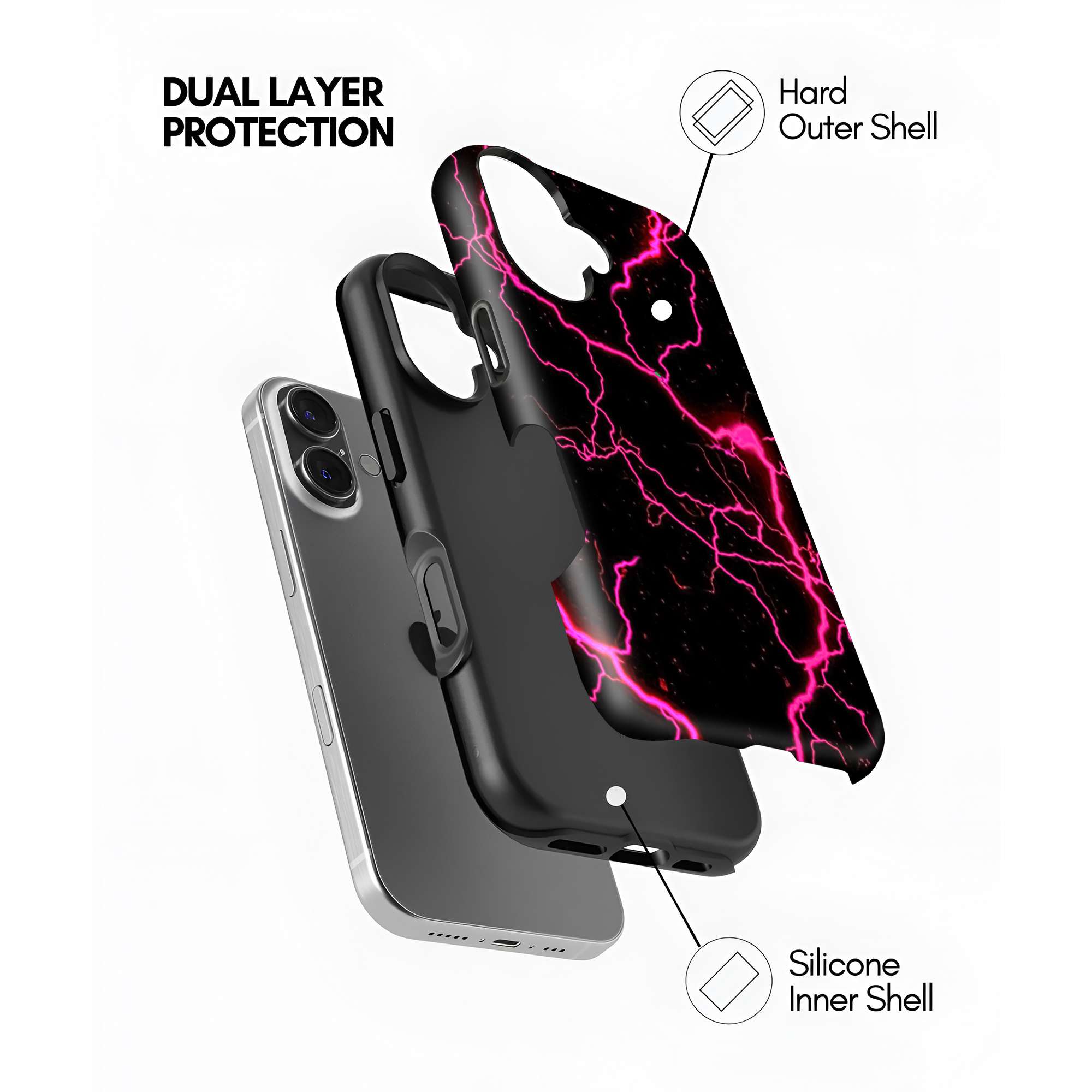 Neon Veins Dual Guard Case