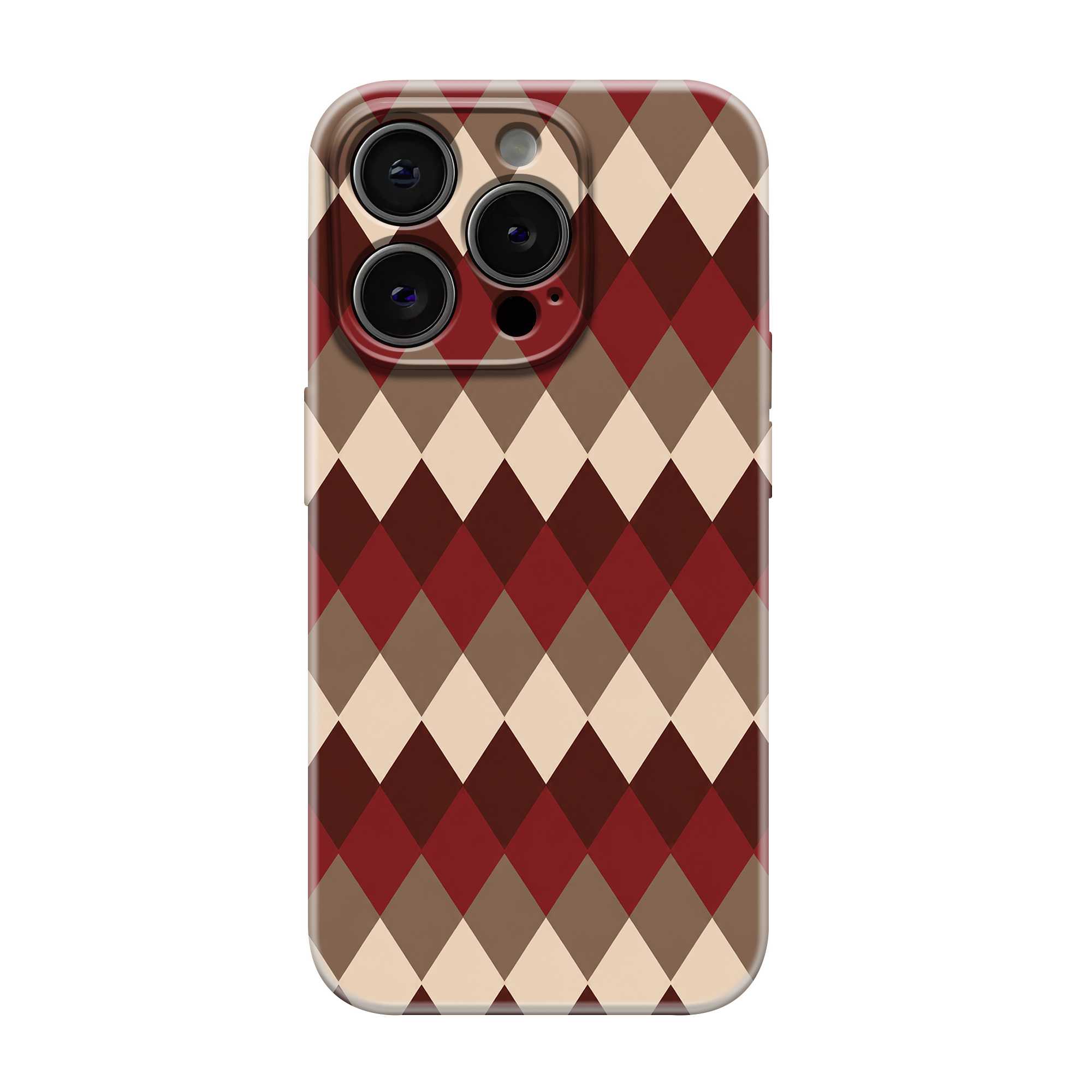 Vintage Argyle Glossy Hard Case
