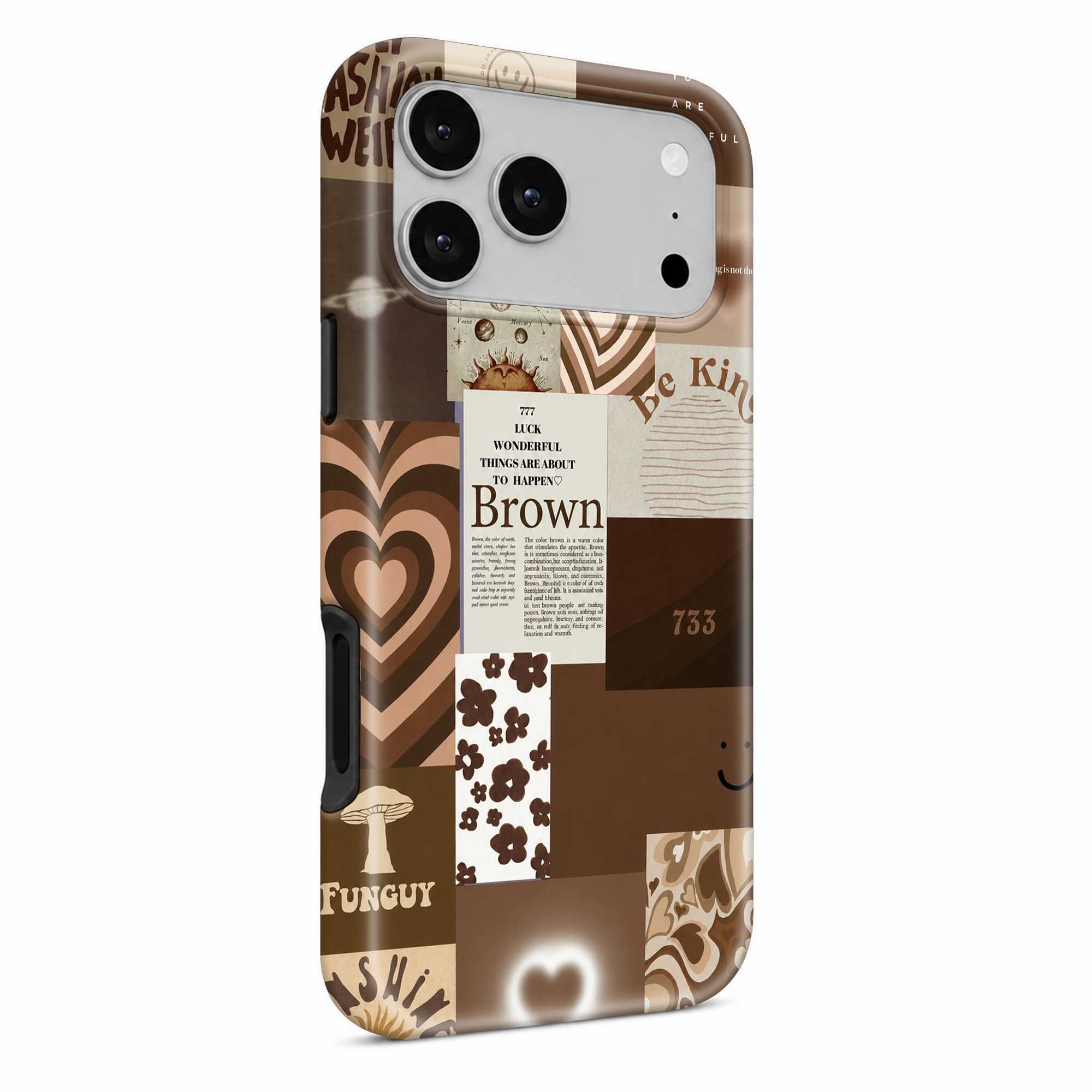 Brown Aura Collage Dual Guard Case